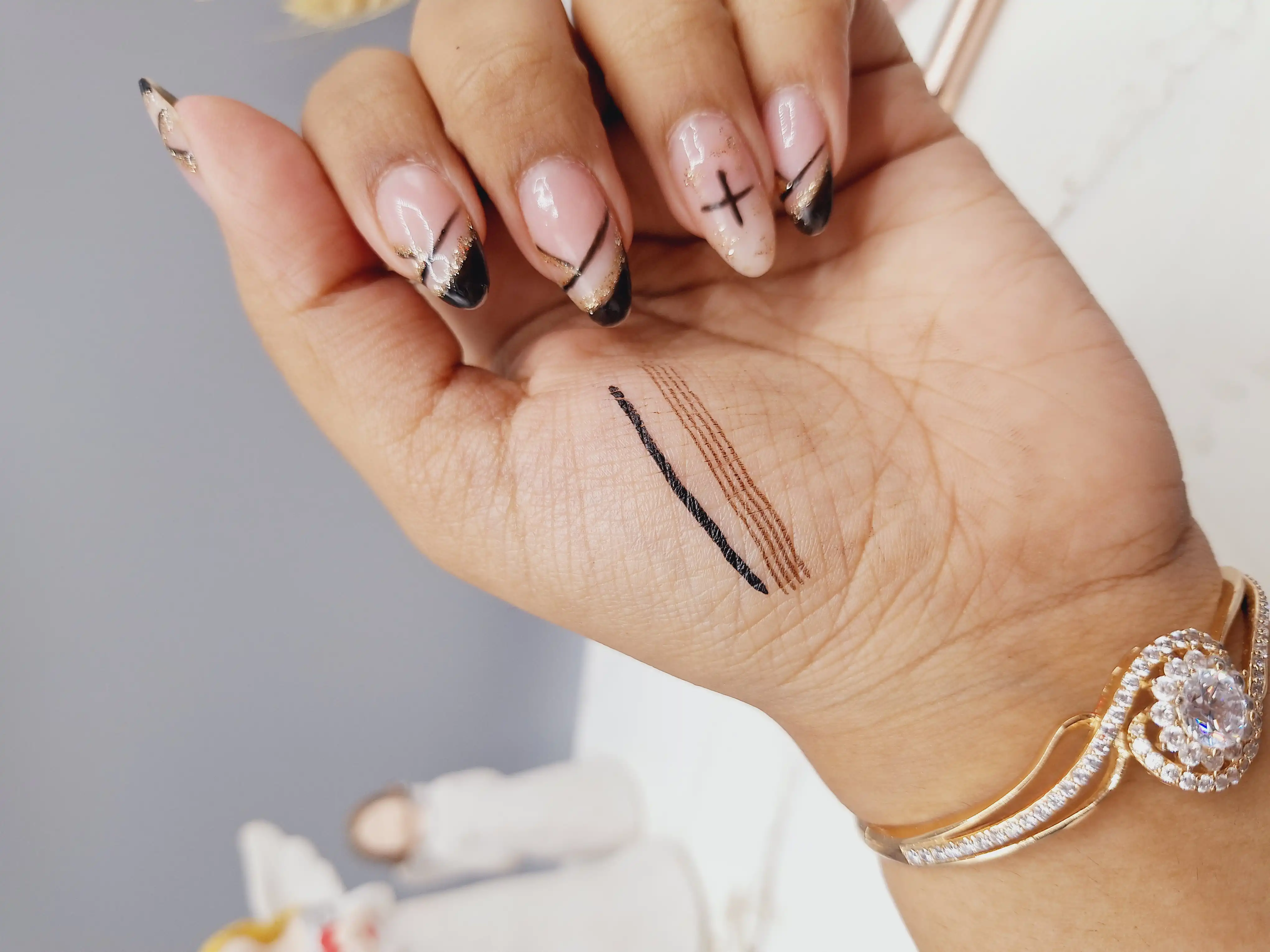 خط چشم و هاشور ابرو قلمی دو طرفه تایلامی کد tlm – e133