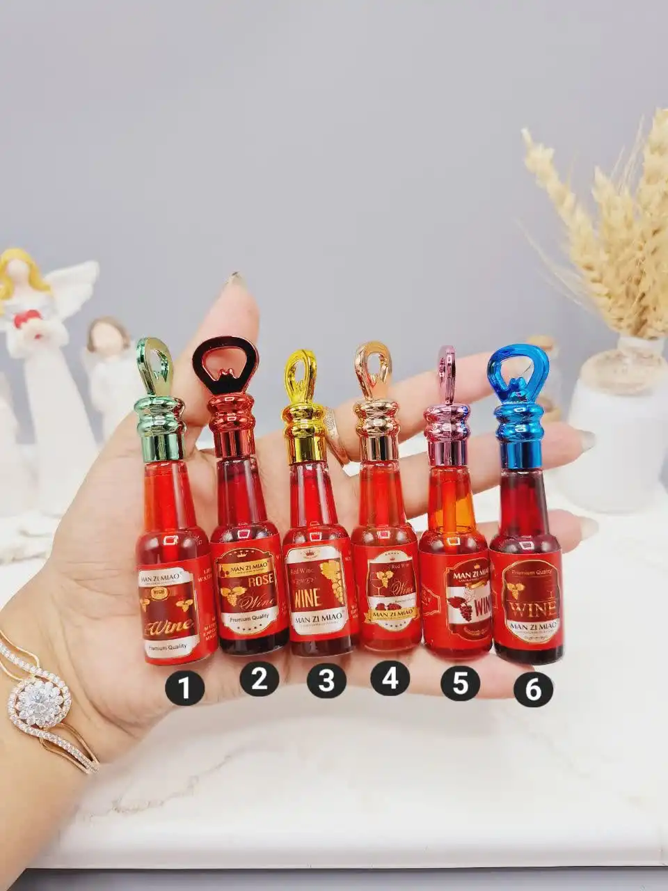 تینت لب شرابی شامپاینی ‏MANZI MIAO‏ کد LC021C