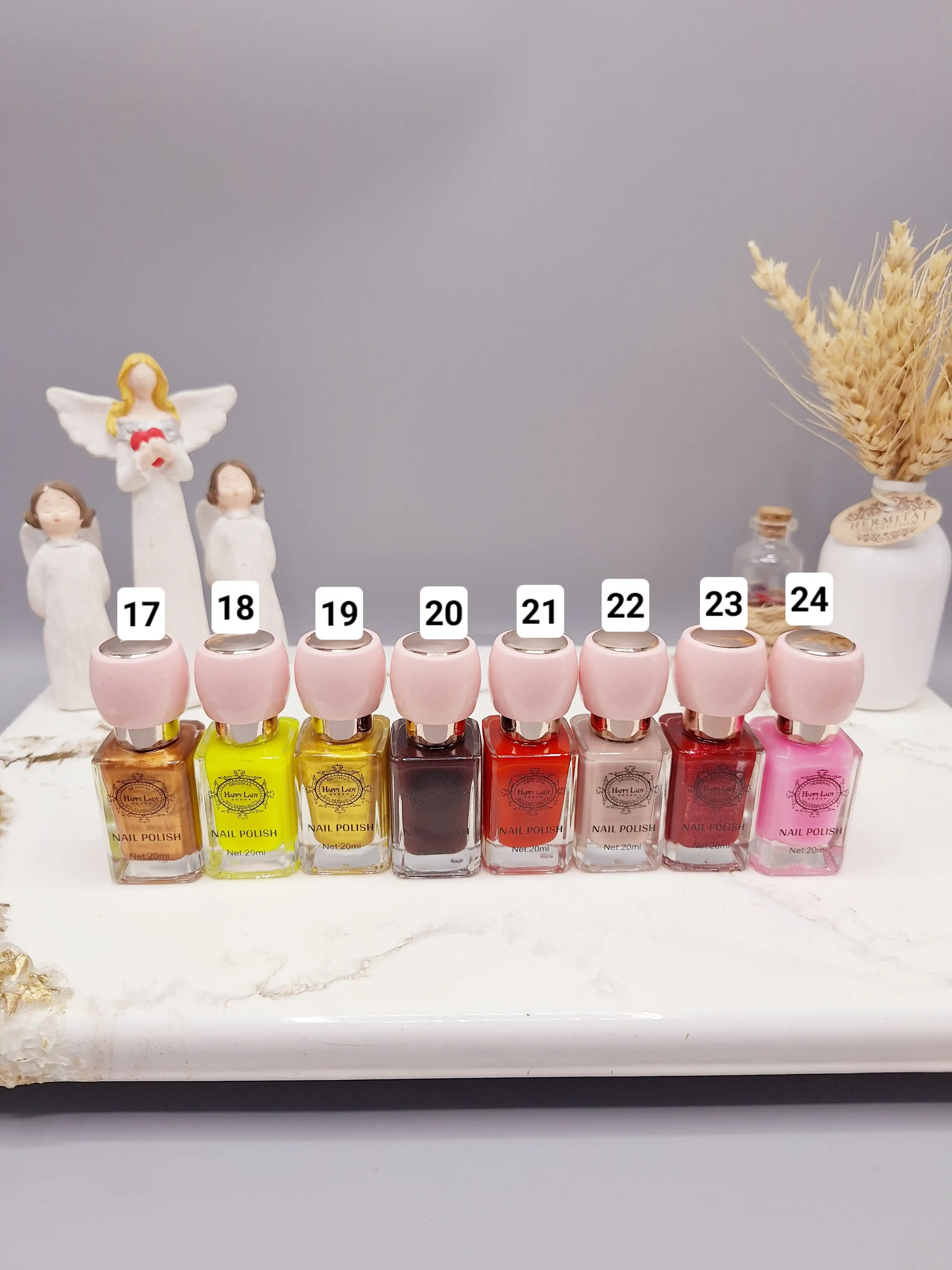 لاک رنگی HAPPY LADY کد 002