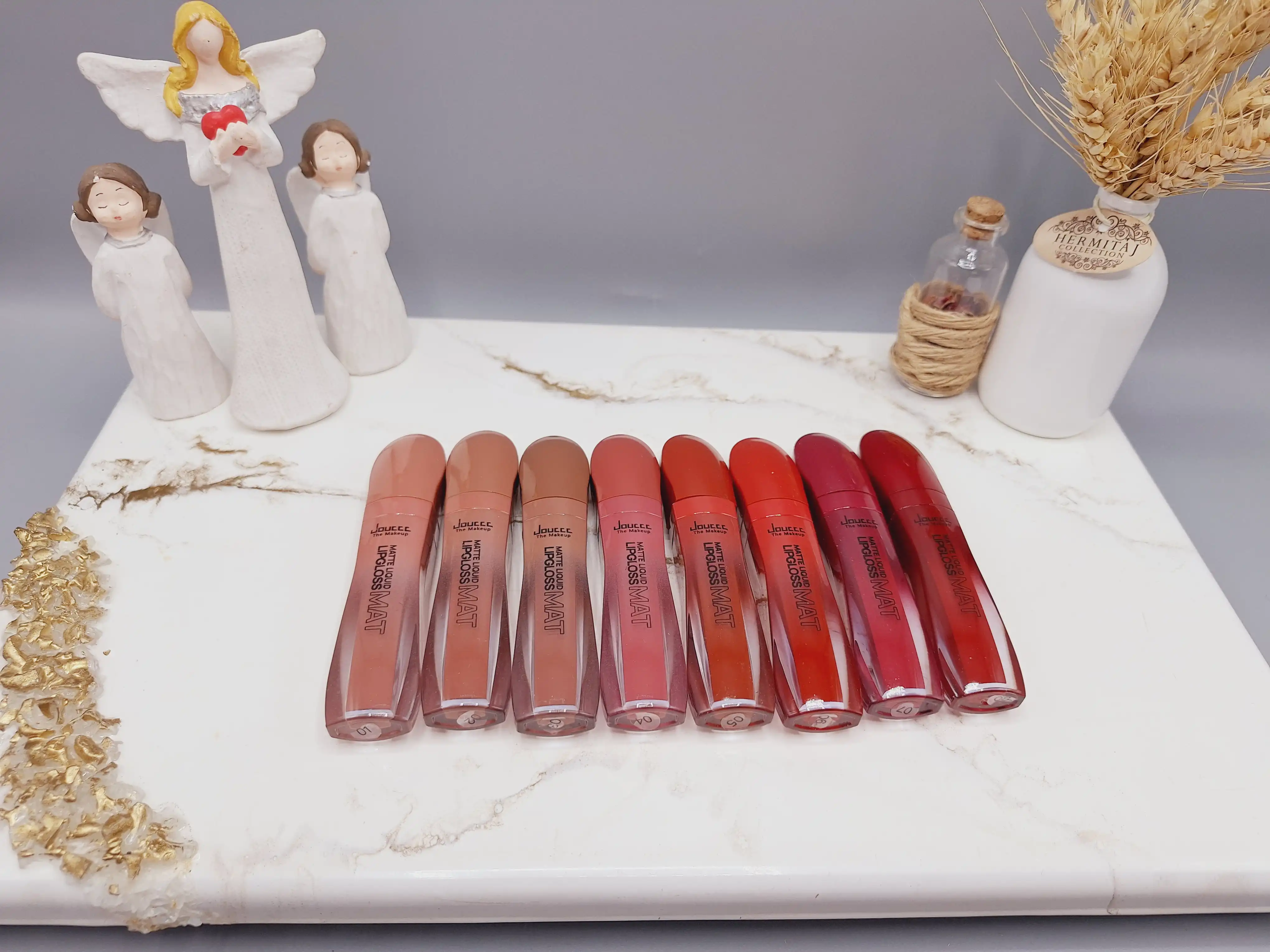 پک رژ لب مایع 8 عددی دوسه doucce کد 107D