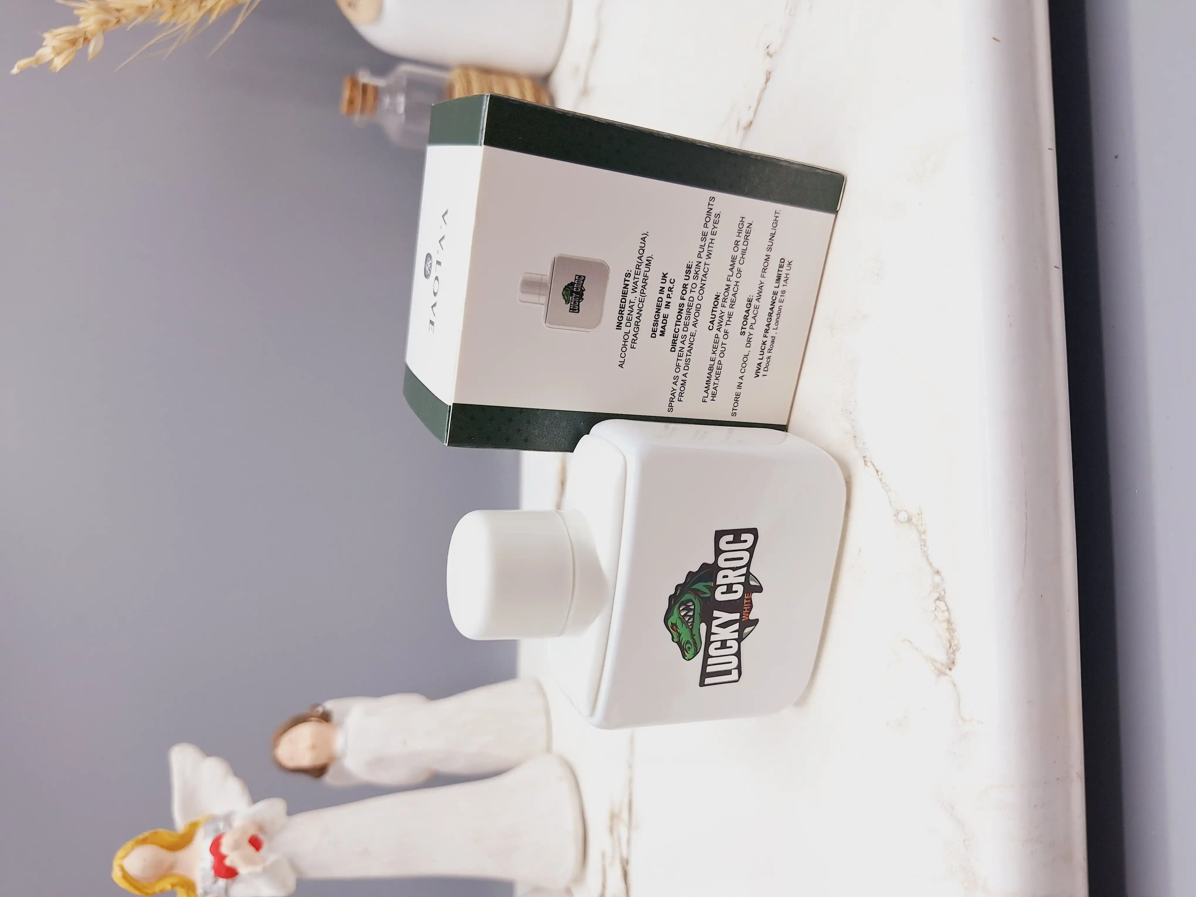 ادکلن مردانه لاکی کروژ سفید حجم 30میل کد 8934