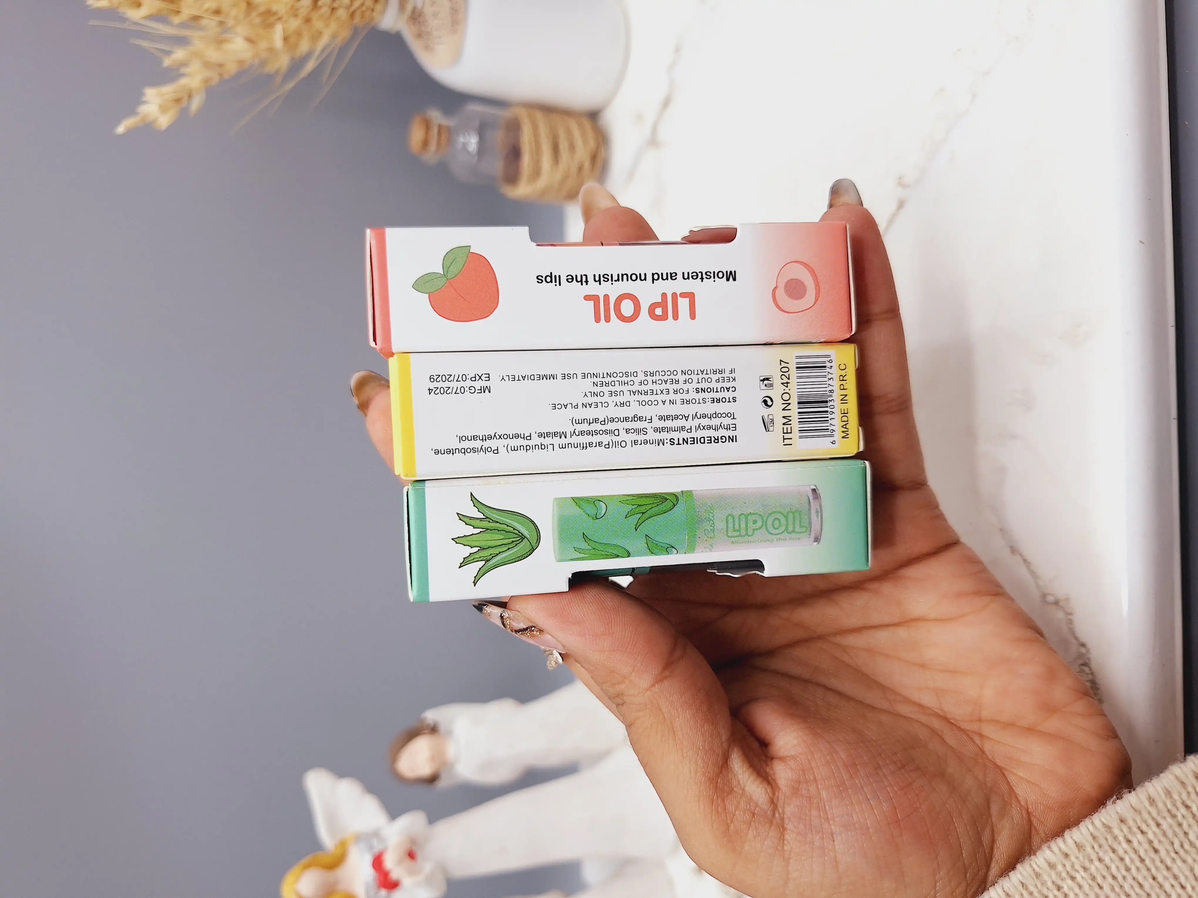 لیپ گلاس ویتامینه و برق لب شاین دار کد 4207