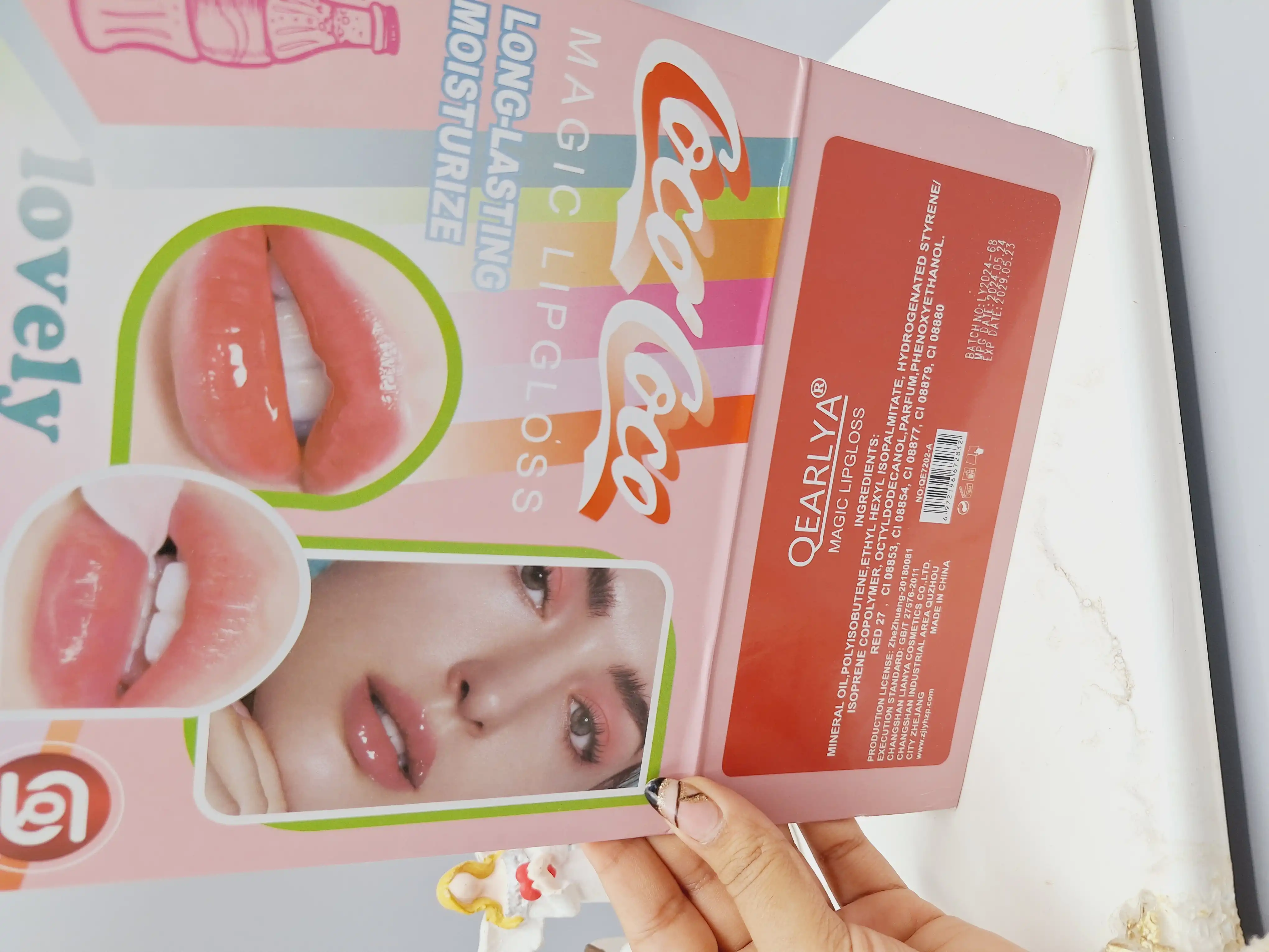 برق لب طرح بطری نوشابه ای برند ‏QEARLYA‏ کد 7202