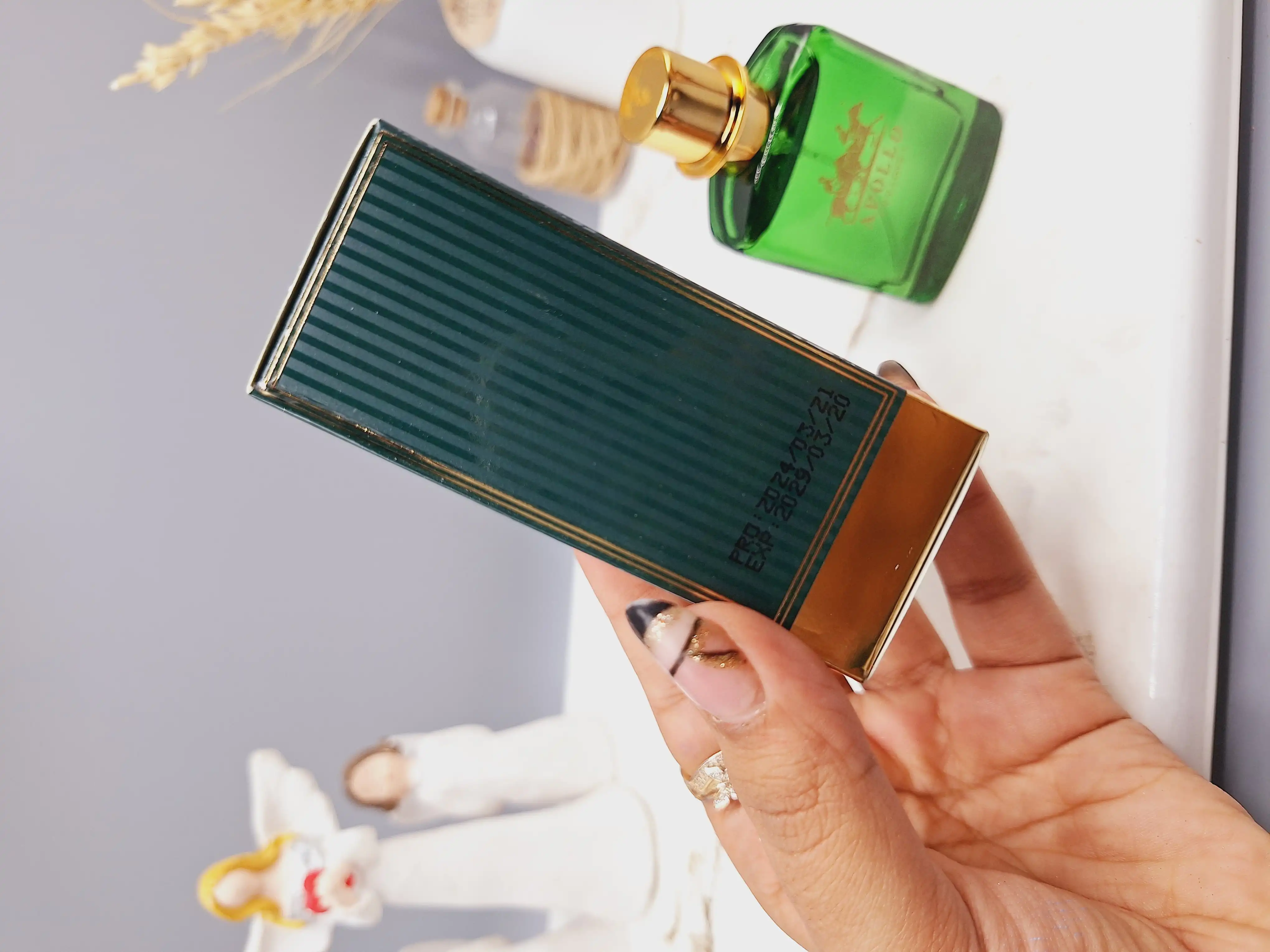 ادکلن APOLLO رنگ سبز حجم 30 میل مردانه کد 8866