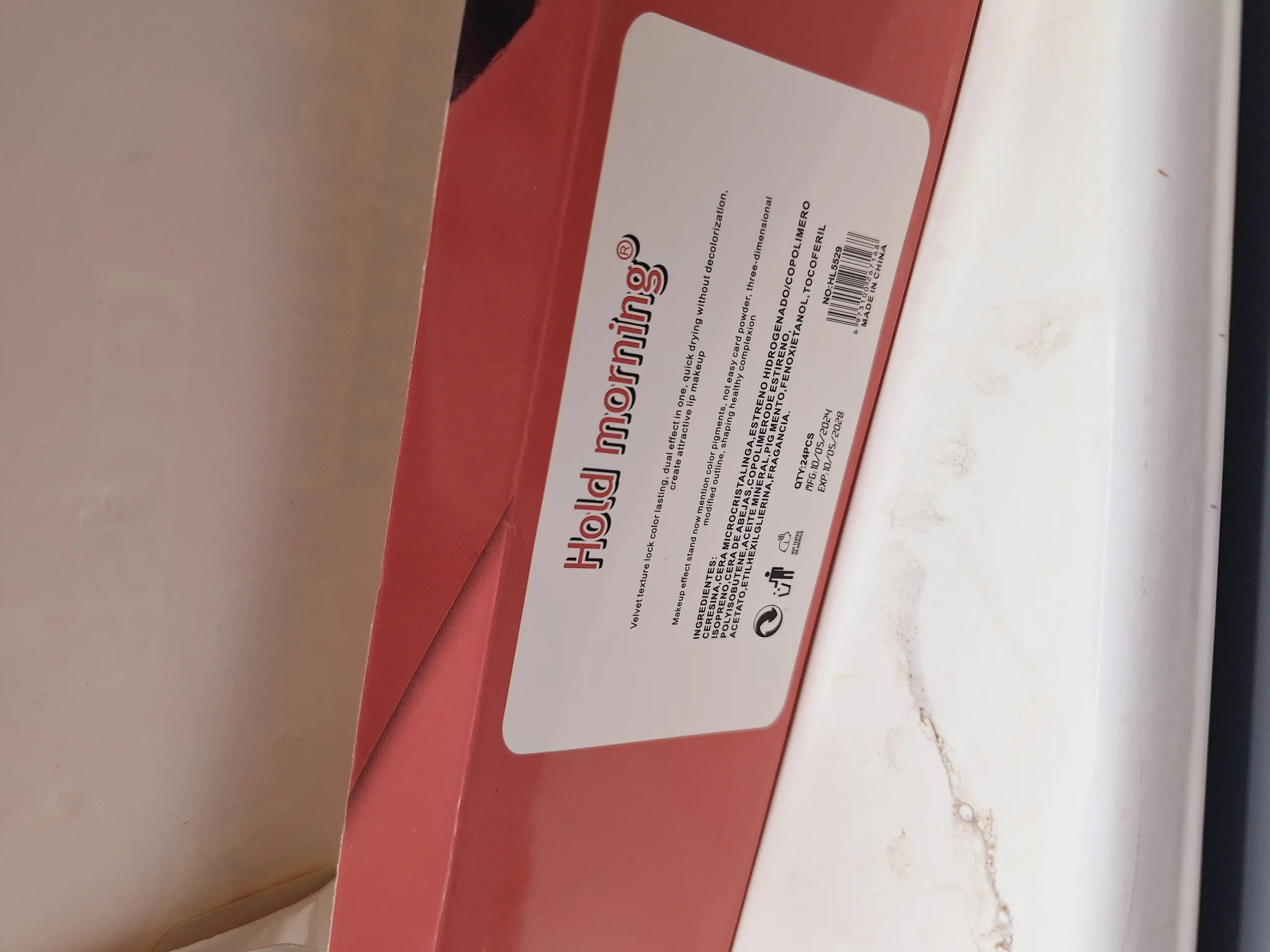 پک 6 تایی رژ مایع فضانوردی آویز دار برند هولد مورنینگ کد 5529