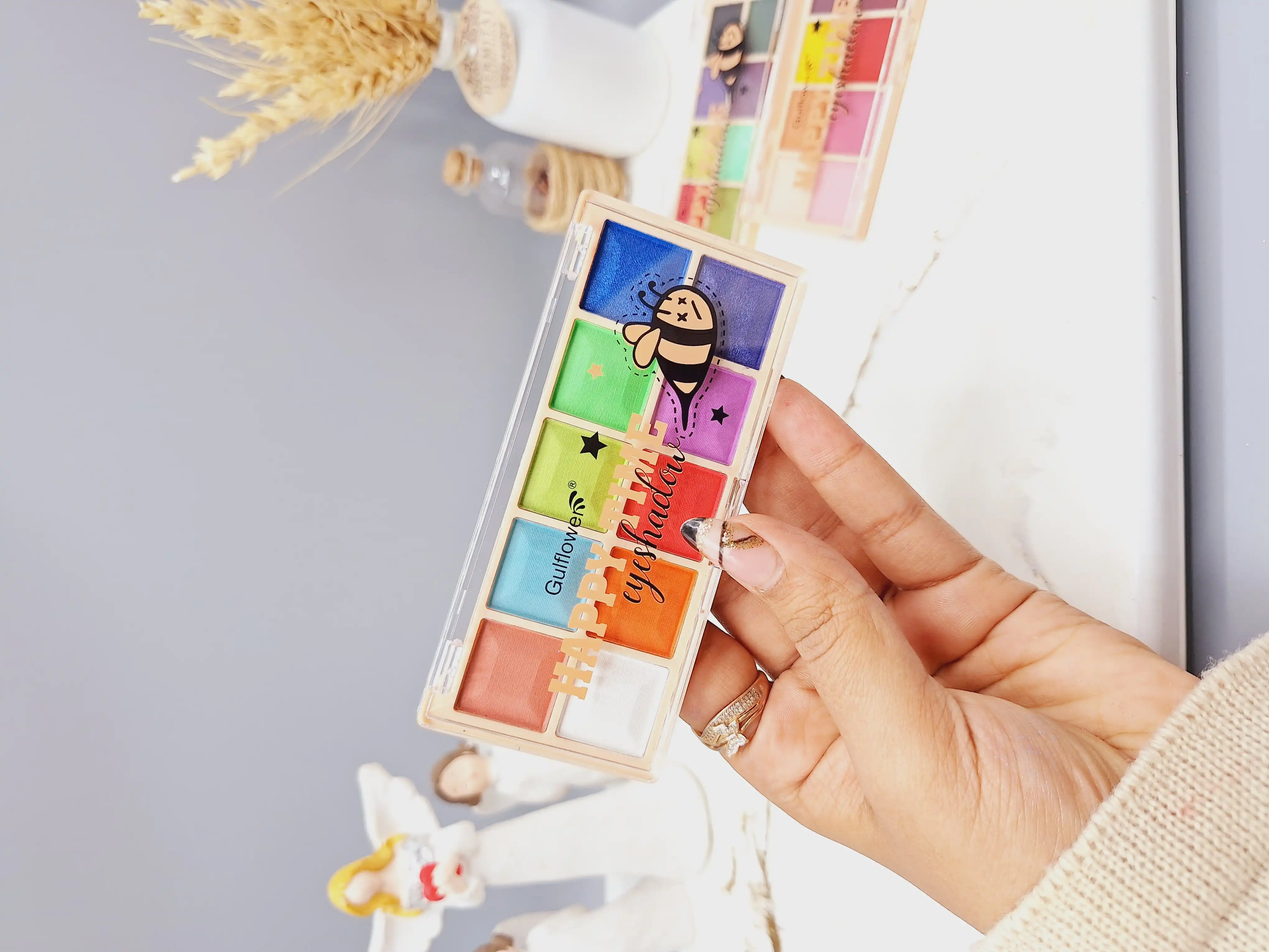 پالت سایه رنگی 10 تایی تولد کد GF499