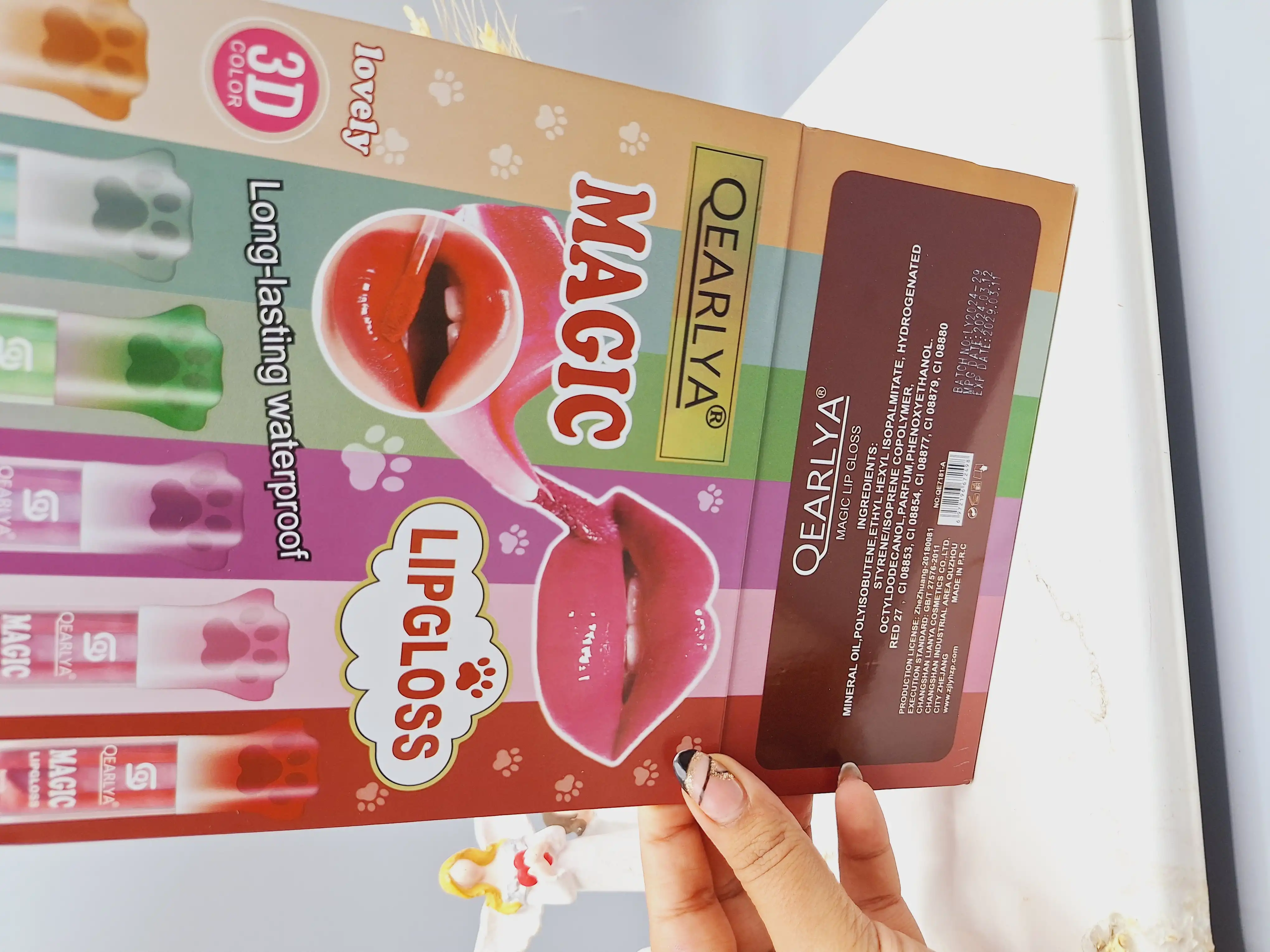 برق لب ویتامینه پنج گربه مجیک کد 7181