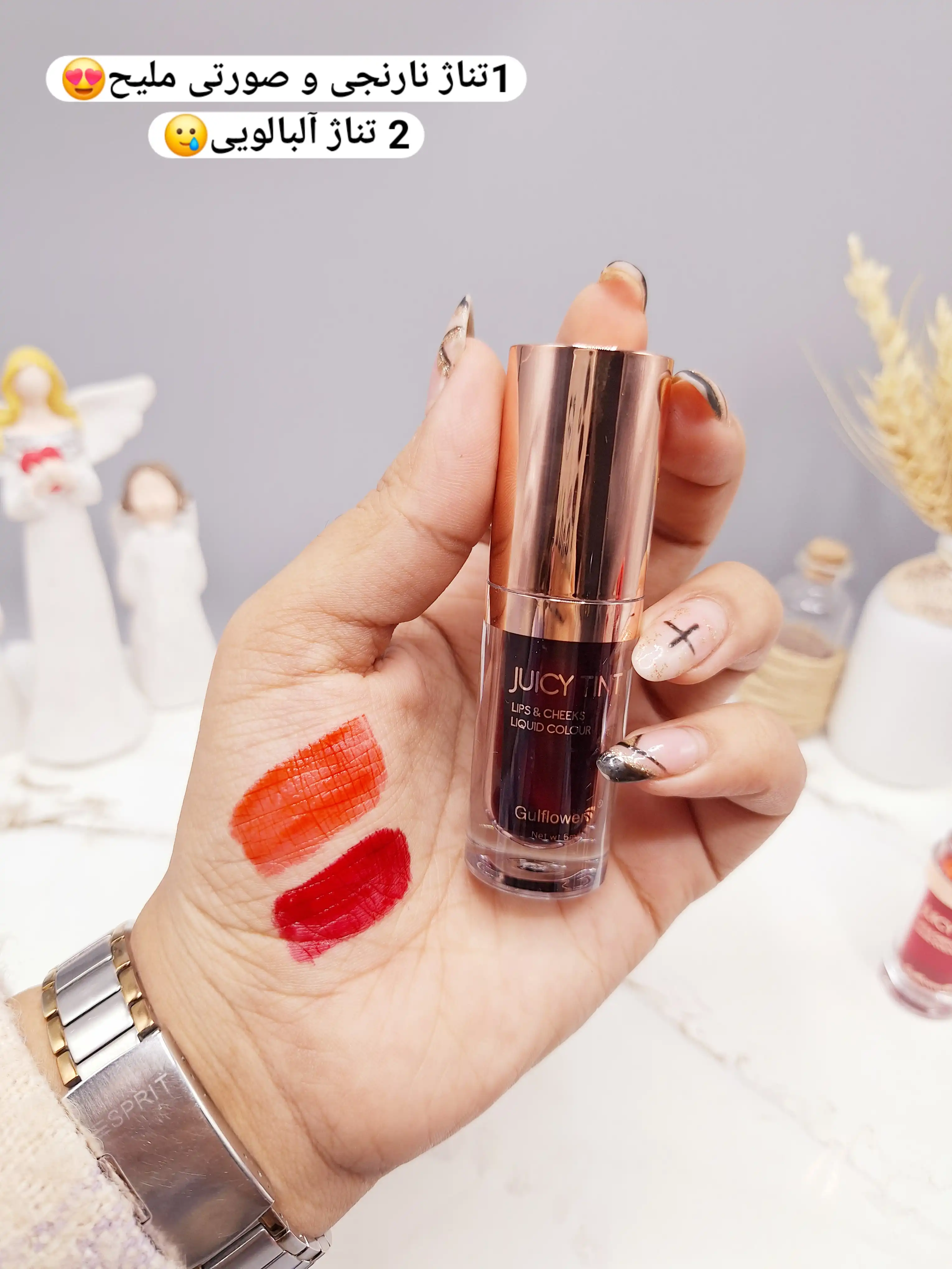 تینت لب و گونه مایع برند Gulflower کد 9045