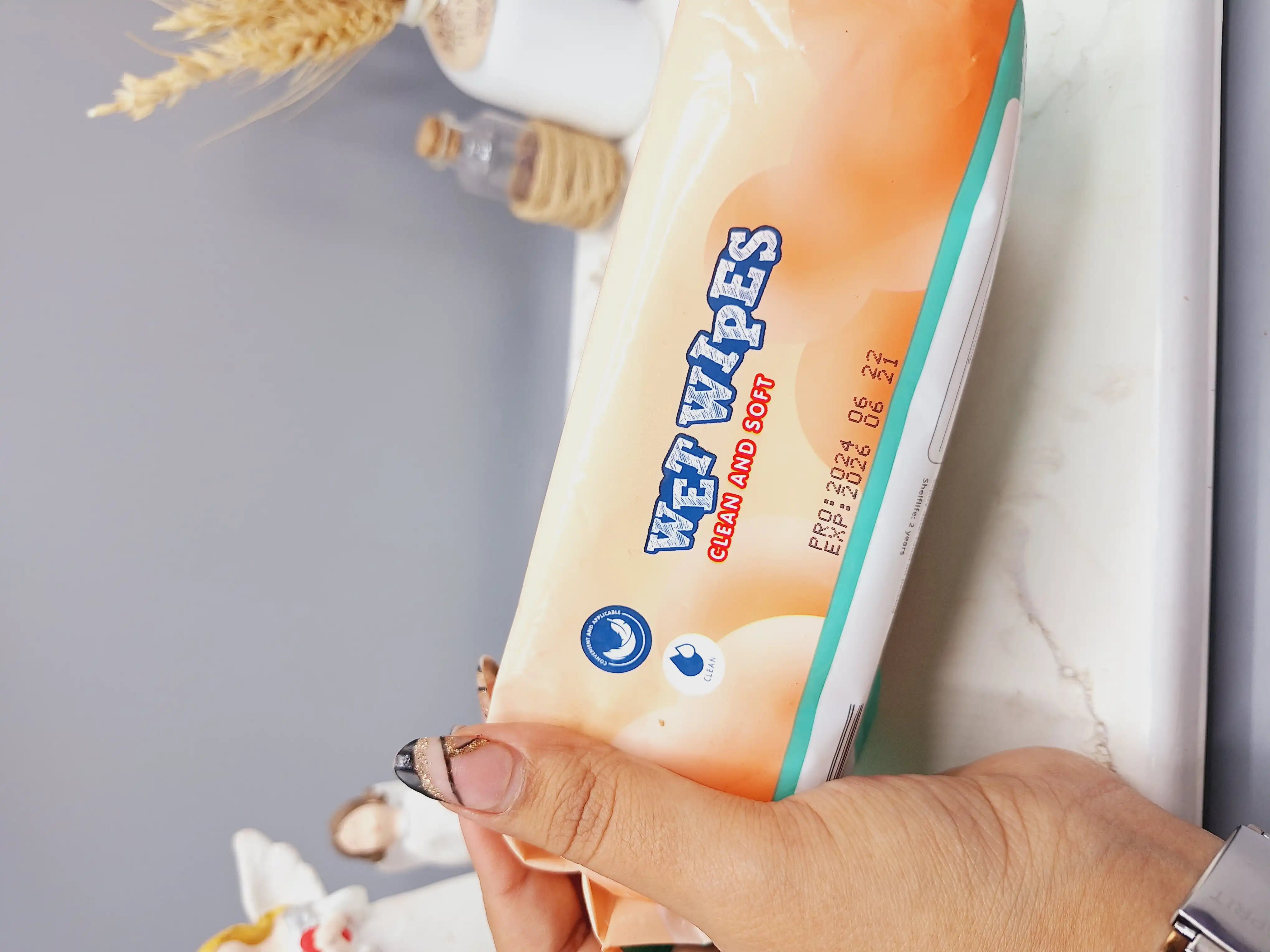 دستمال مرطوب 80 برگ طرح فیل کد A_005