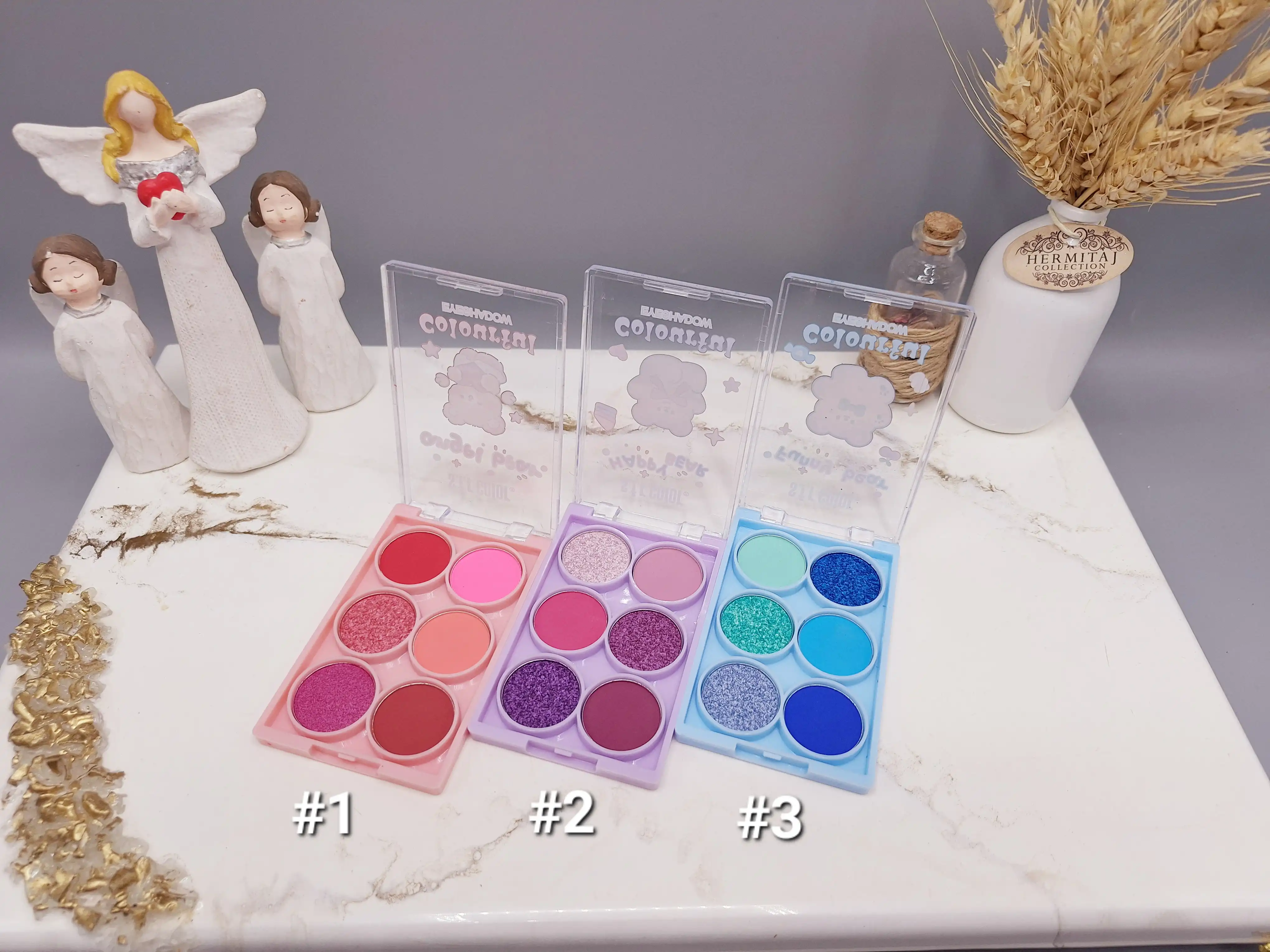 پالت سایه شش رنگ خرسی اس اف آر کالر کد 8092