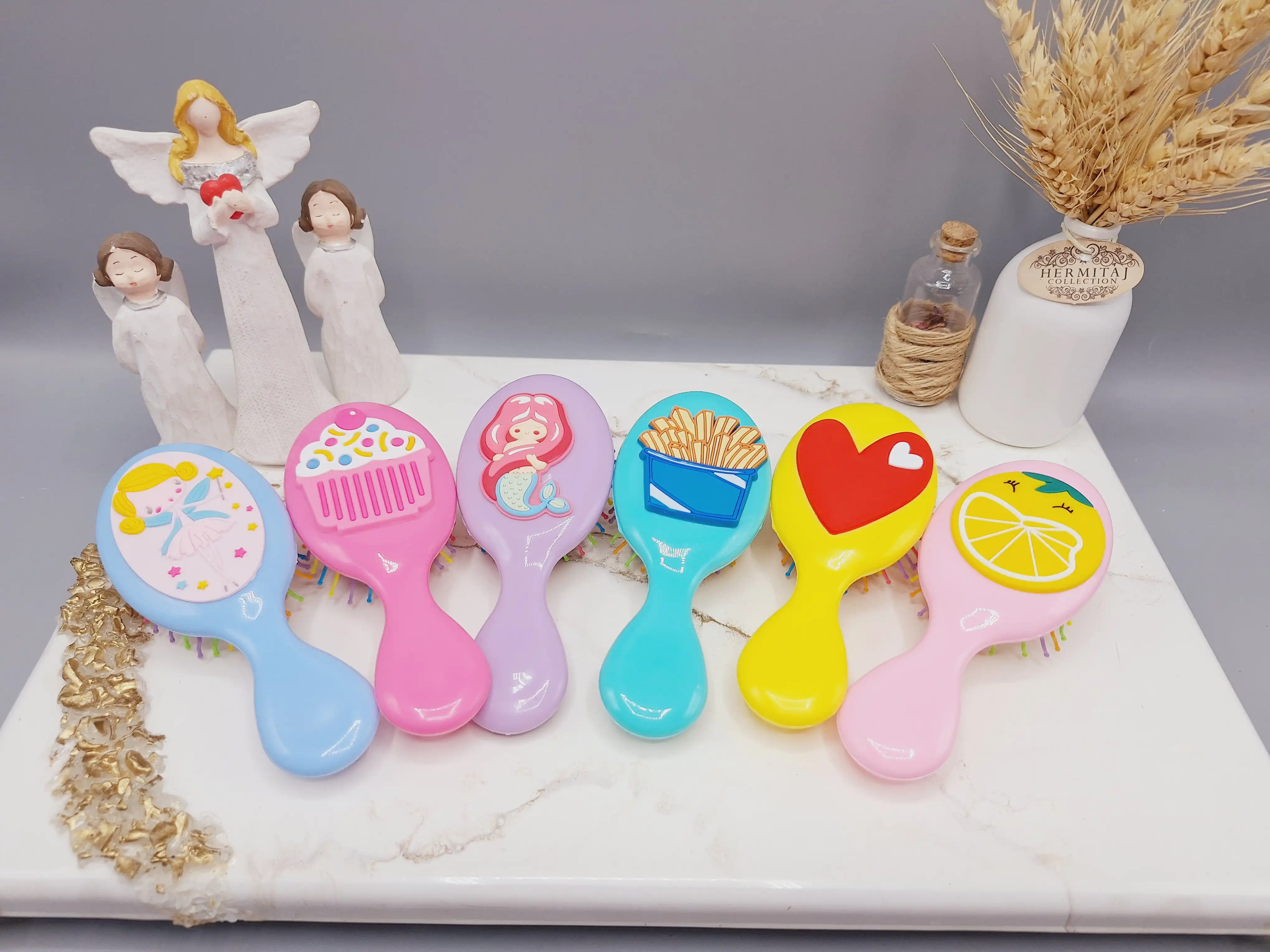 شانه رنگی رنگی طرح های بامزه