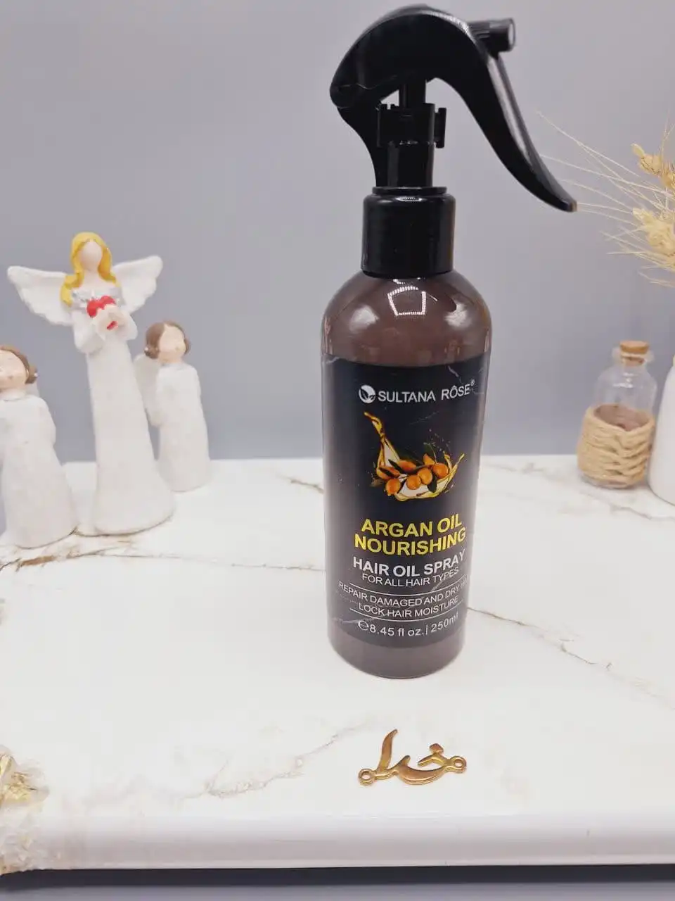 اسپری دو فاز مغذی روغن آرگان حجم 250 میل برند SULTANA ROSE (بدون کارتن)