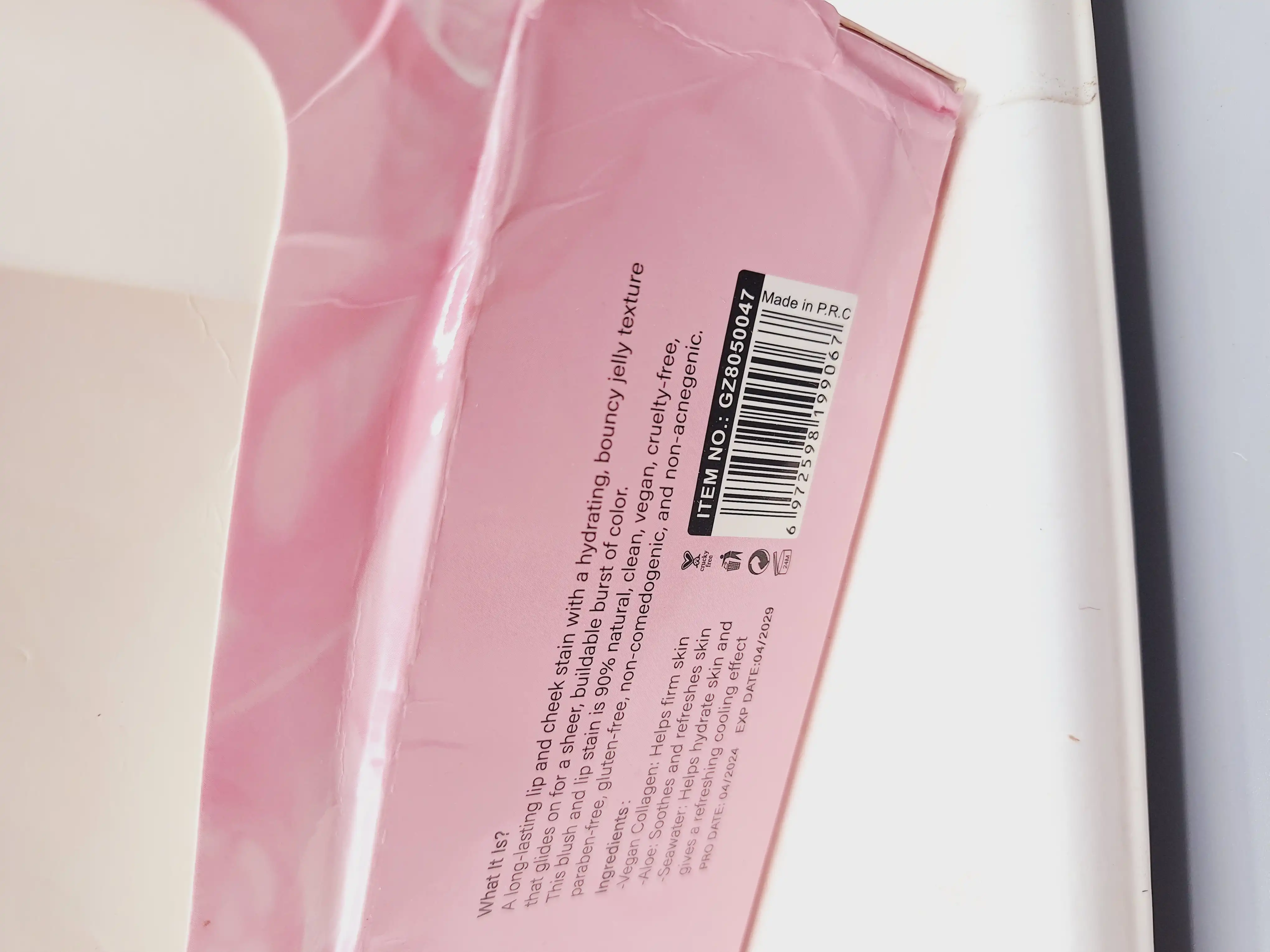 تینت ژله ای لب و گونه جادویی با کيفيت برند Mlundo کد 8050047