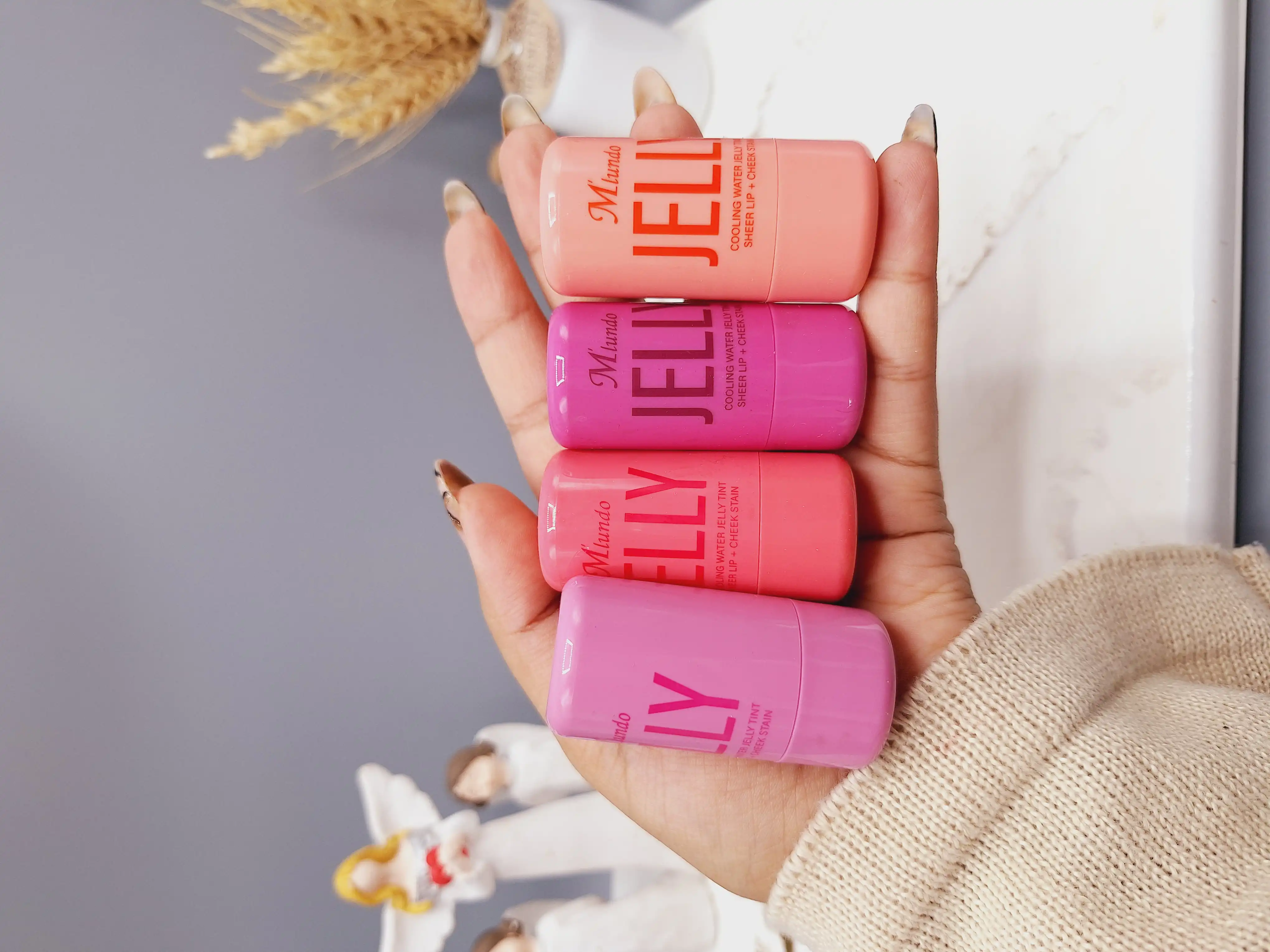 تینت ژله ای لب و گونه جادویی با کيفيت برند Mlundo کد 8050047