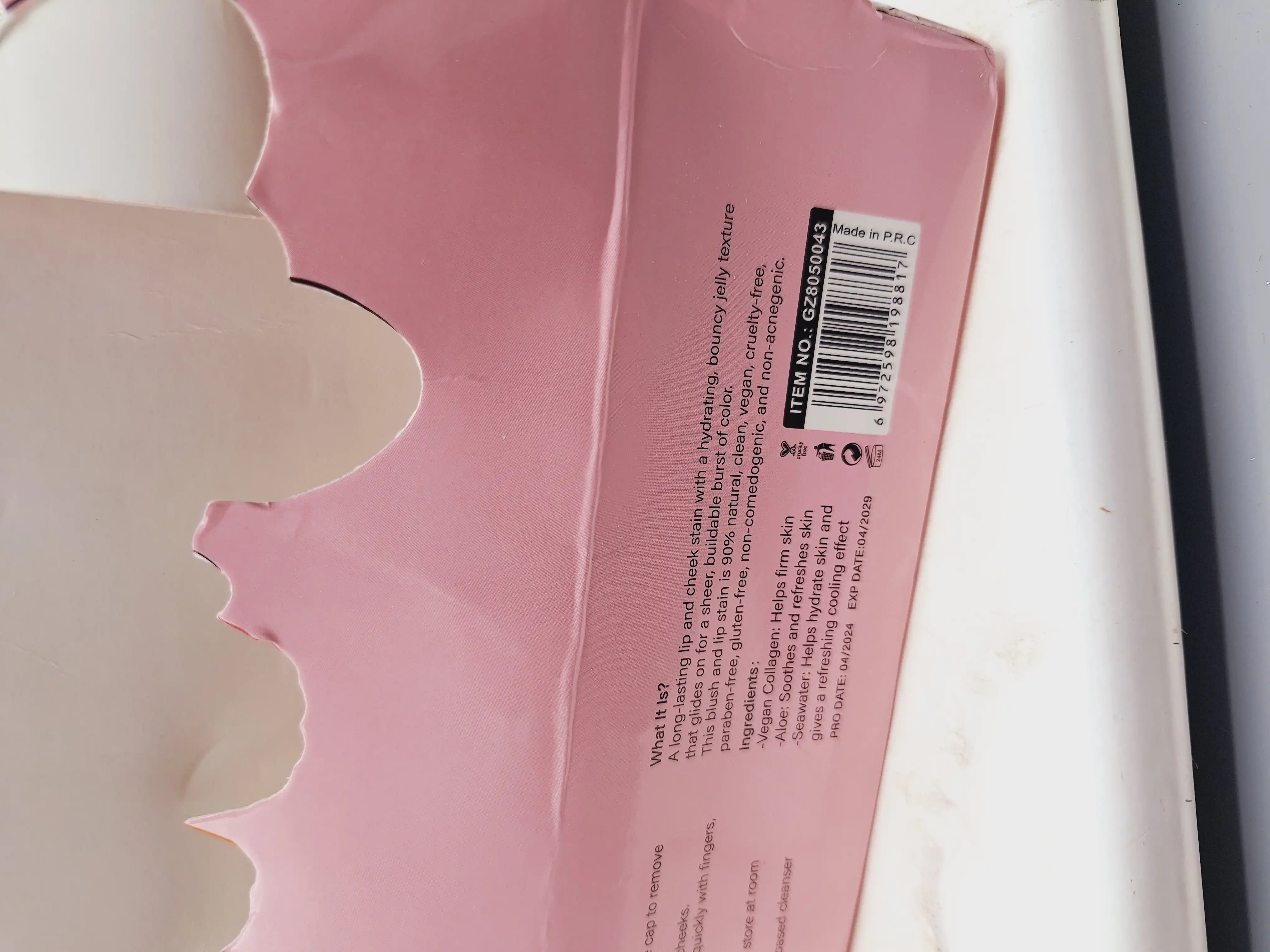 تینت ژله ای لب و گونه جادویی با کيفيت طرح کیتی برند Mlundo کد 8050043