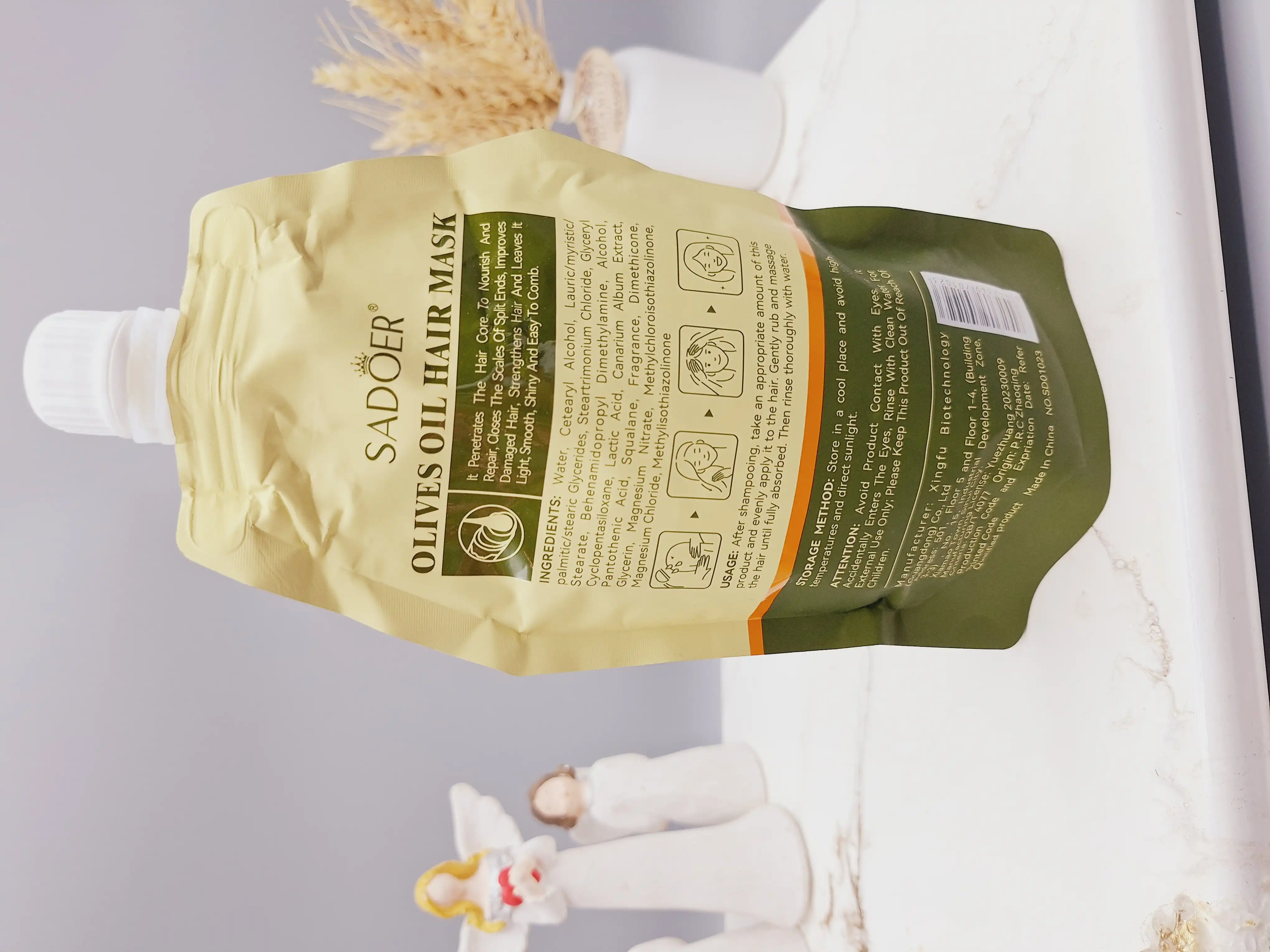 ماسک مو تقویتی زیتون سادور ضد ریزش و مغذی مو ساندیسی کد SD01023