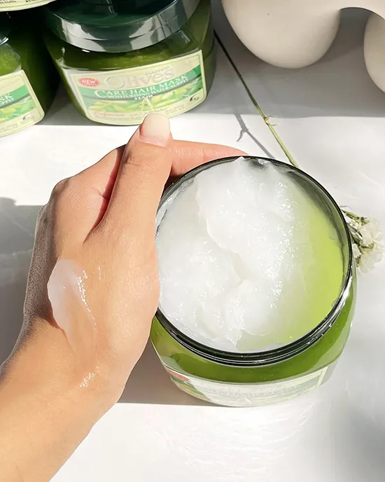 ماسک مو کاسه ای زیتون تقویتی برند olives وزن 500 گرم کد RS-18111