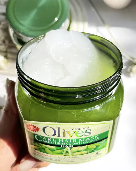 ماسک مو کاسه ای زیتون تقویتی برند olives وزن 500 گرم کد RS-18111