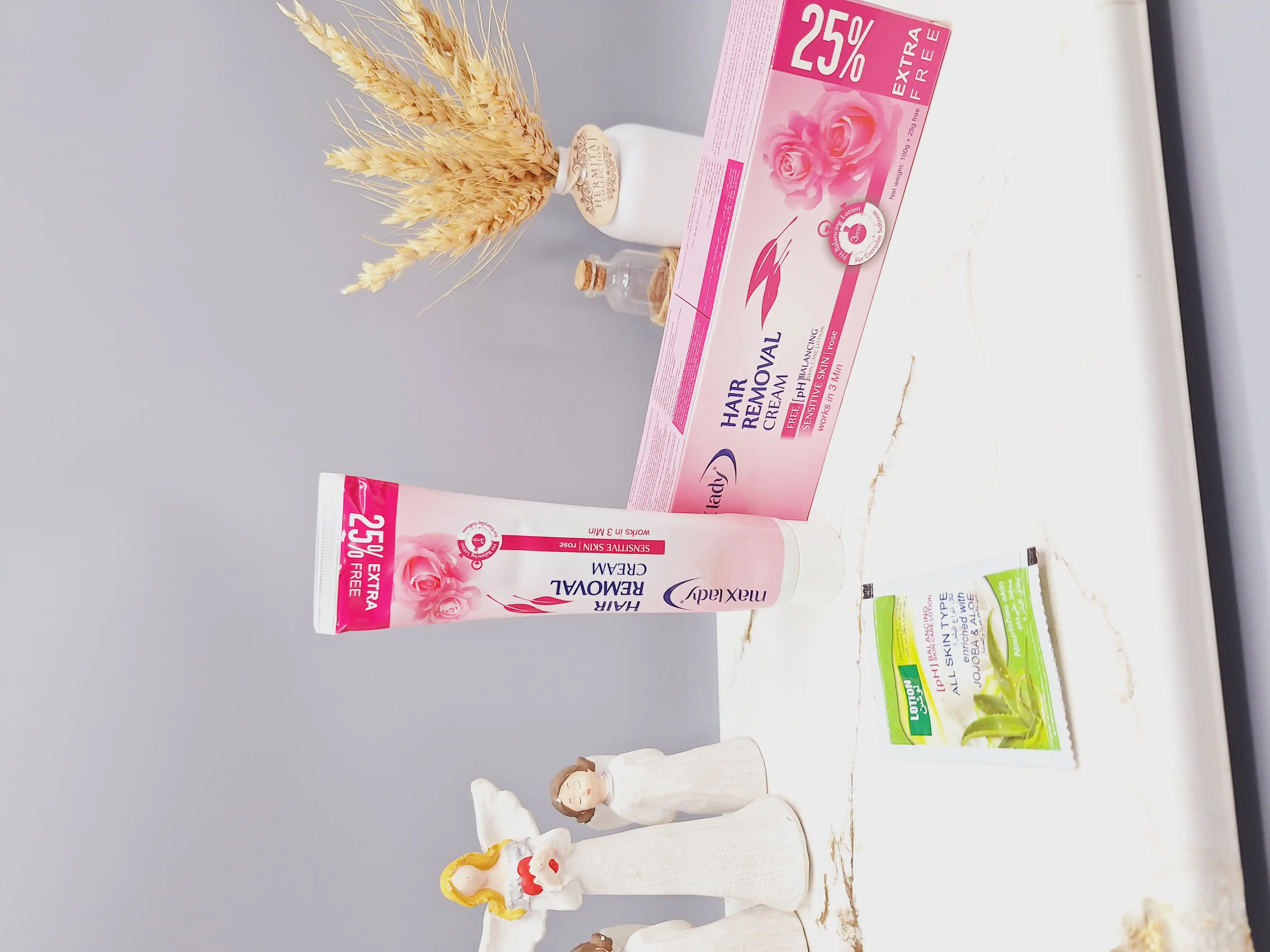 کرم موبر بدن برند مکس لیدی رایحه گل  رز صورتی کد 2091