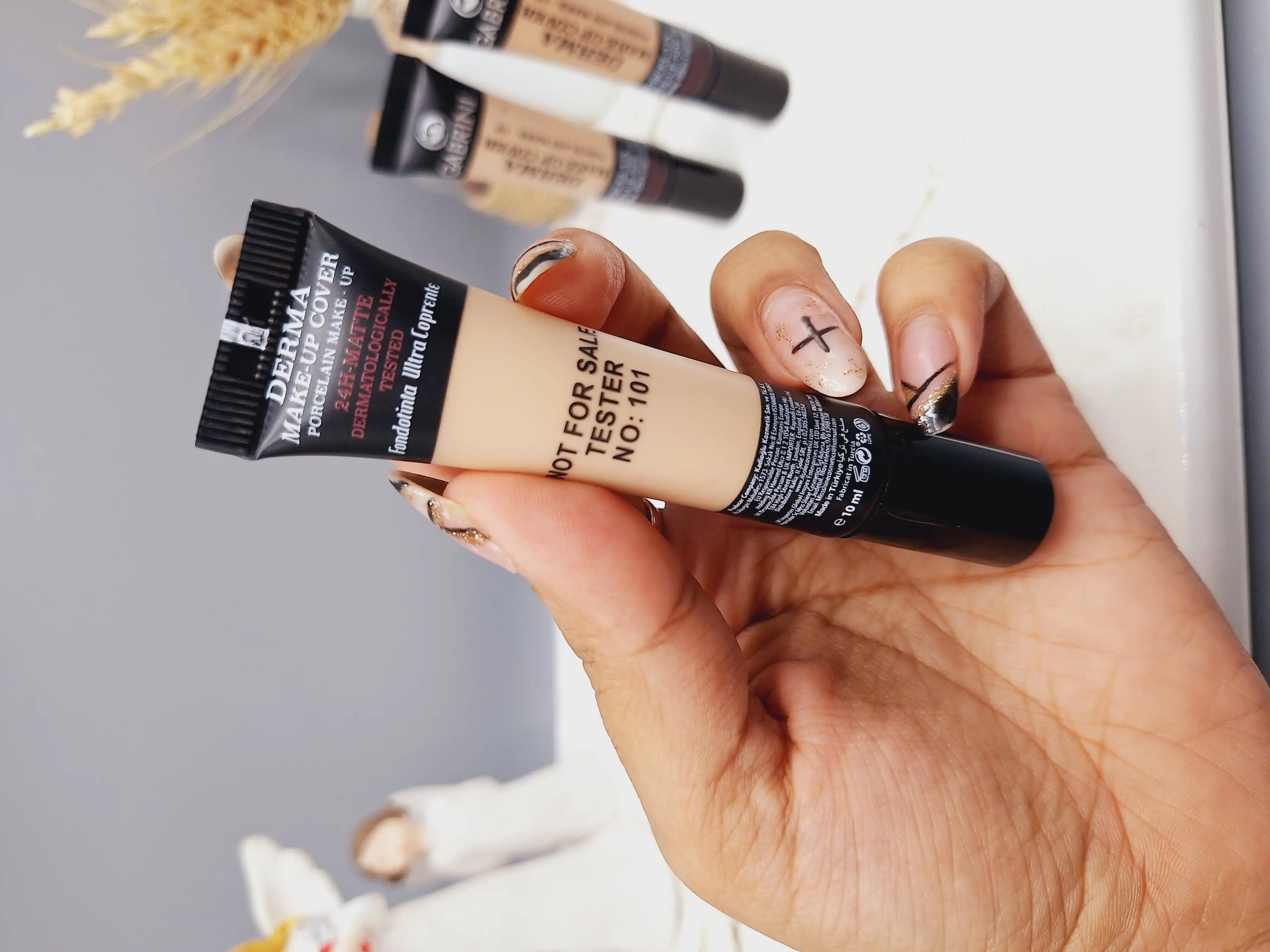 تستر کرم پودر گابرینی اصل حجم 10 میل