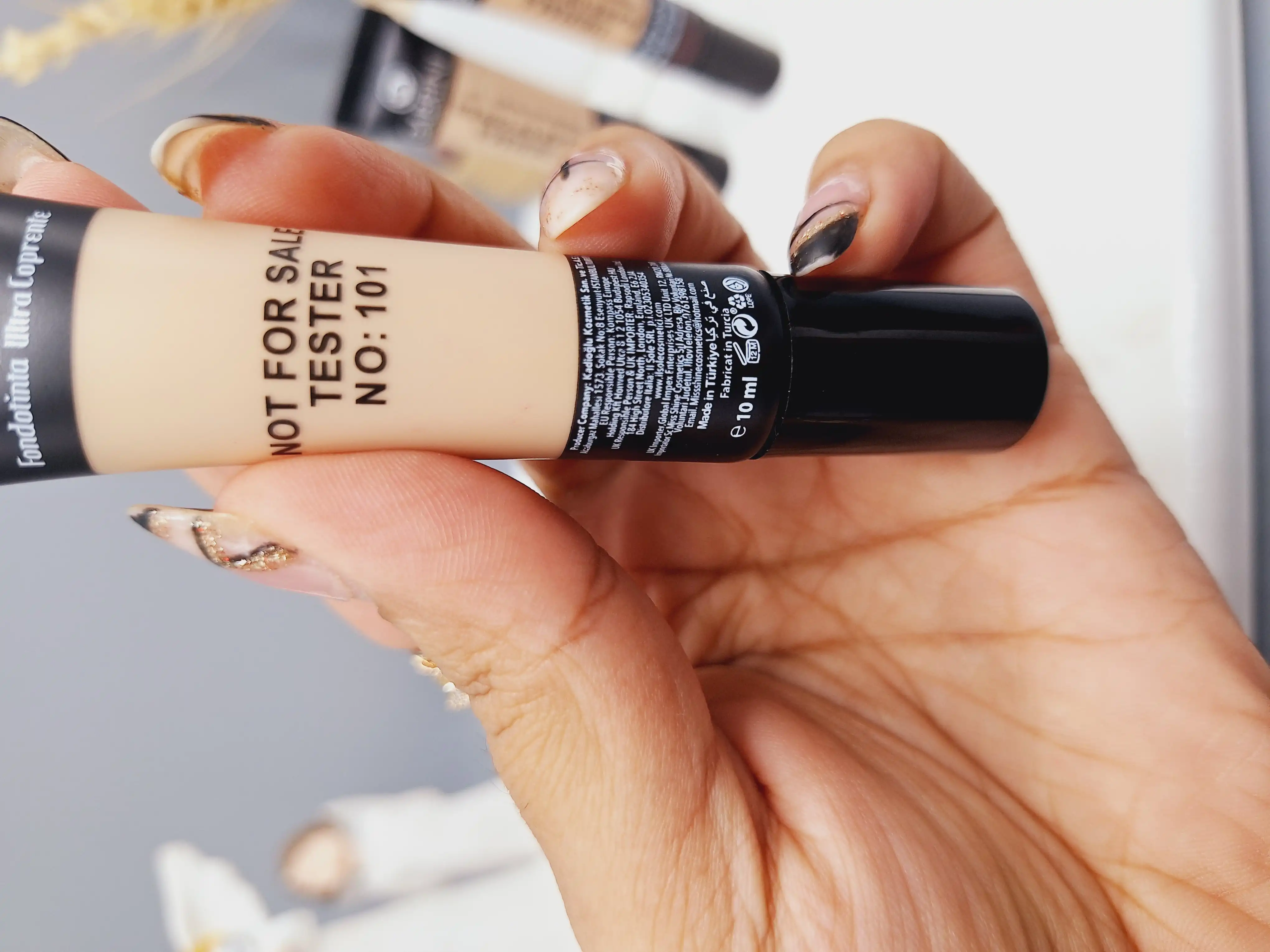 تستر کرم پودر گابرینی اصل حجم 10 میل