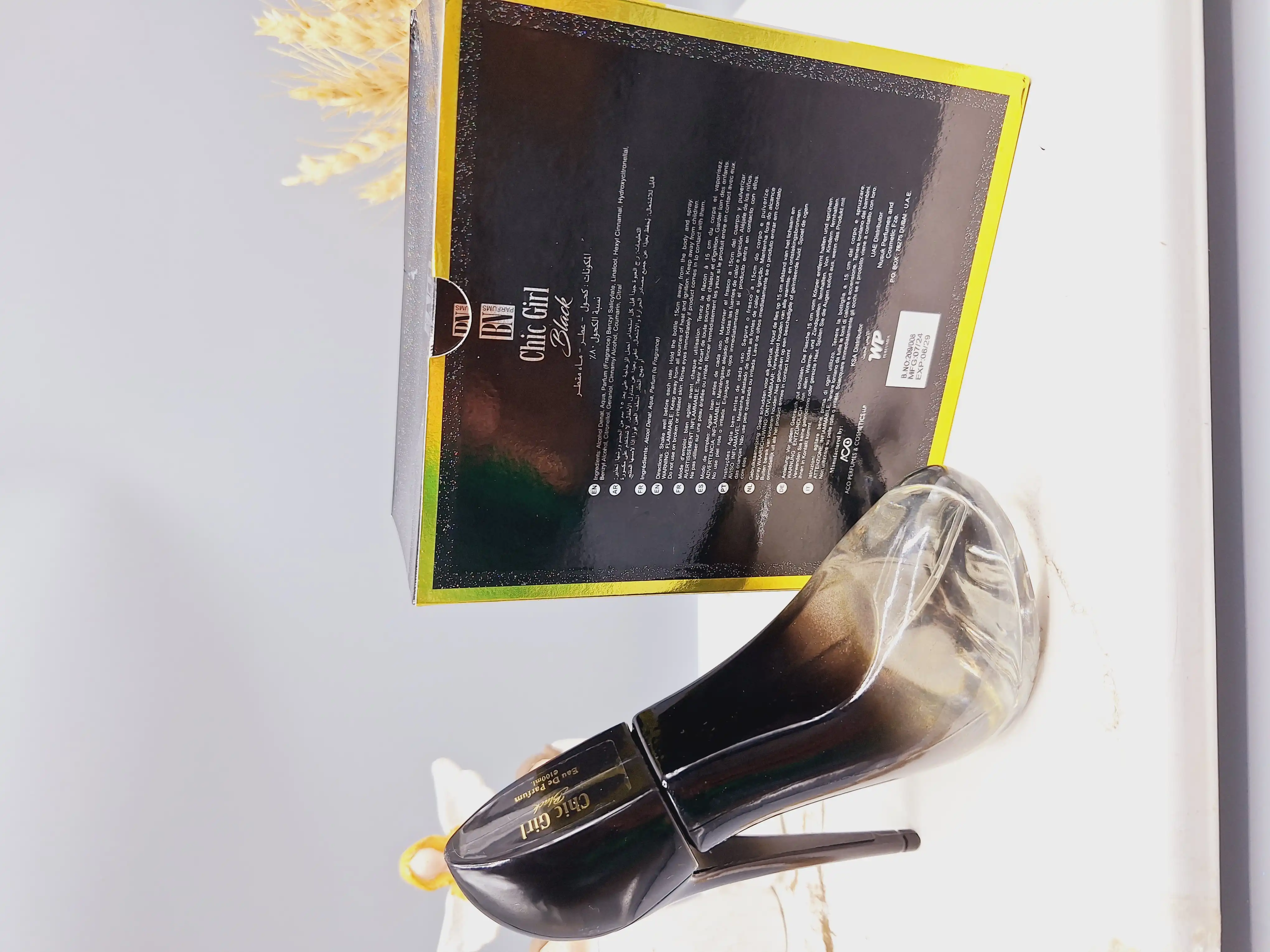 ادکلن چیک گرل مشکی CHIC GIRL حجم 100 میلی لیتر اورجینال اماراتی کد 17300