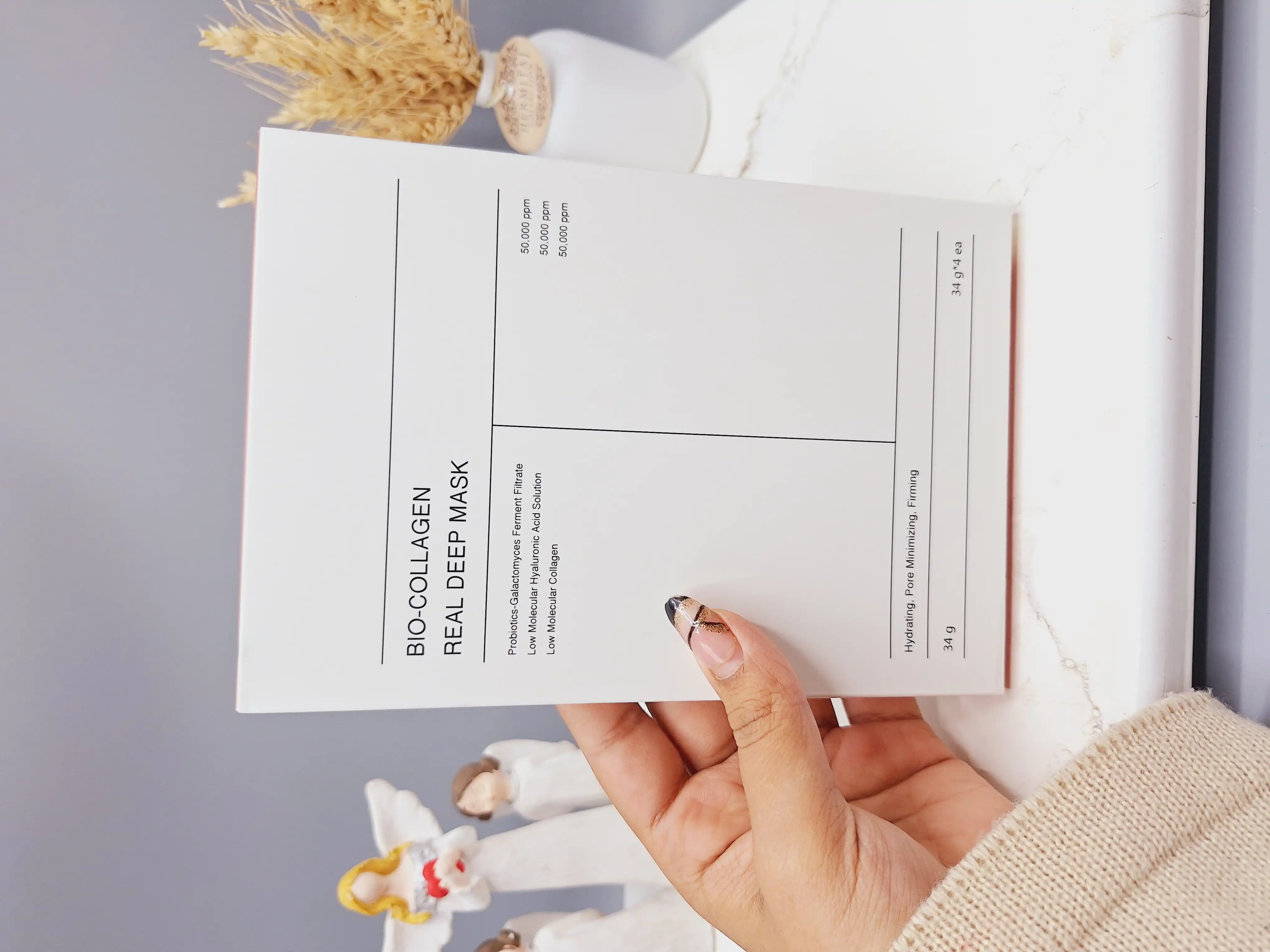 پک 4 عددی ماسک صورت مدل بایو کلاژن و سفت کننده و ضد چروک 4 عددی اصل کره