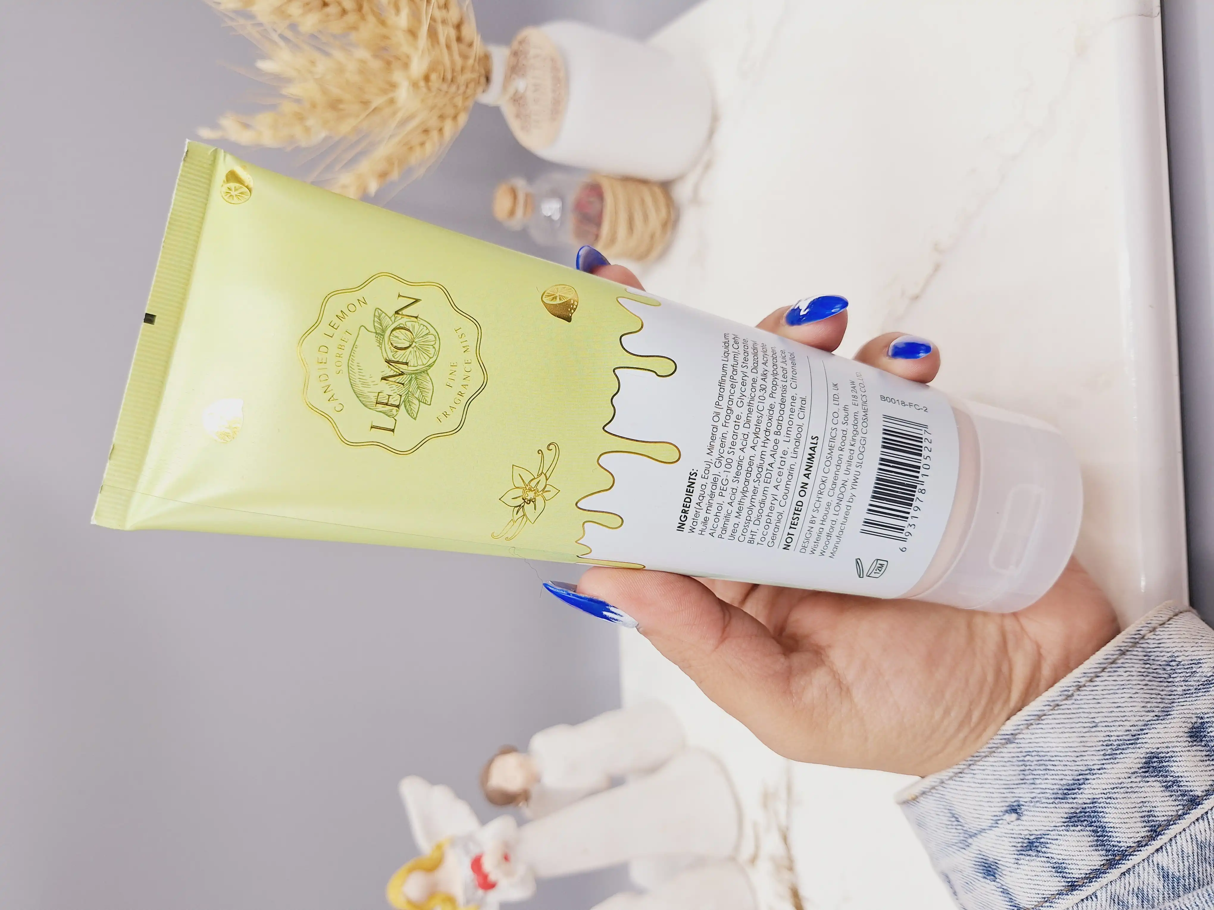 لوسیون عطری فوق العاده خوشبو و آبرسان برند PINK IN SWEET حجم 236 گرم مدل CANDIED VANILLA SORBET کد 5227