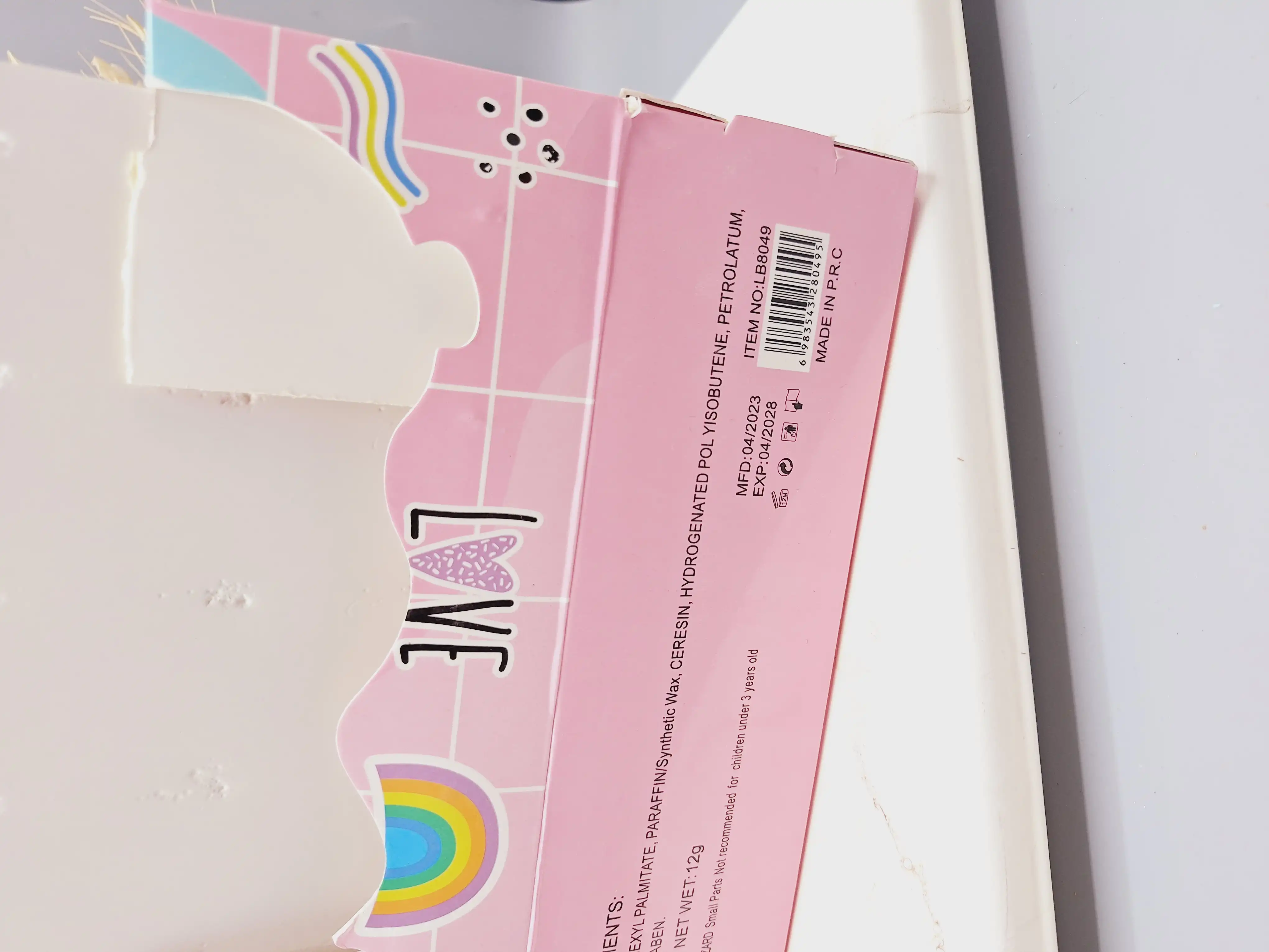 بالم لب بستنی قیفی مدل حیوانات کیوت برند پولا آیلار کد 8049