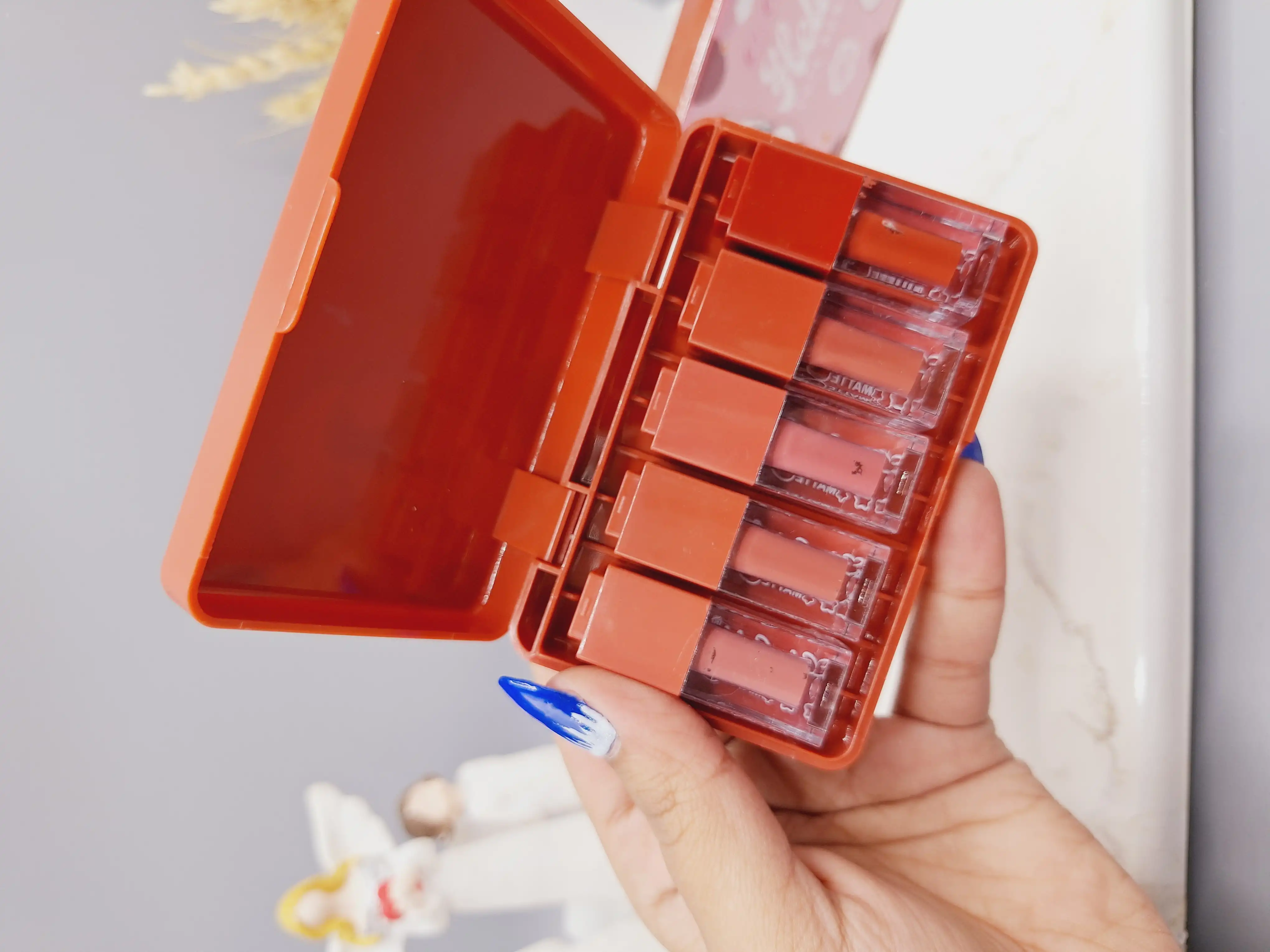 پک 5تایی رژ مایع خرس توت فرنگی کالر کاستل کد 4149