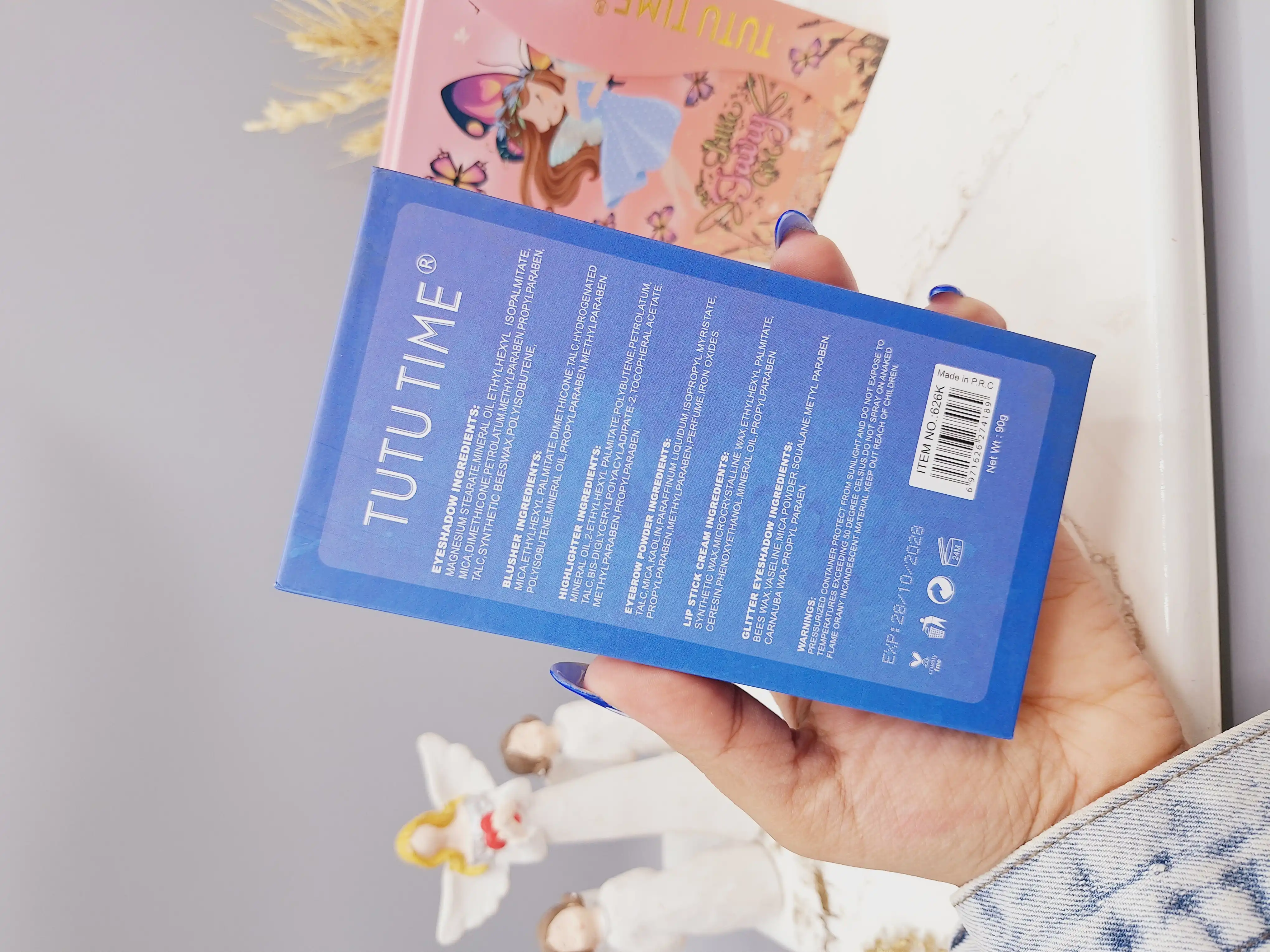 پالت سایه چشم آنالیدی طرح دختر پروانه ای کد 626K