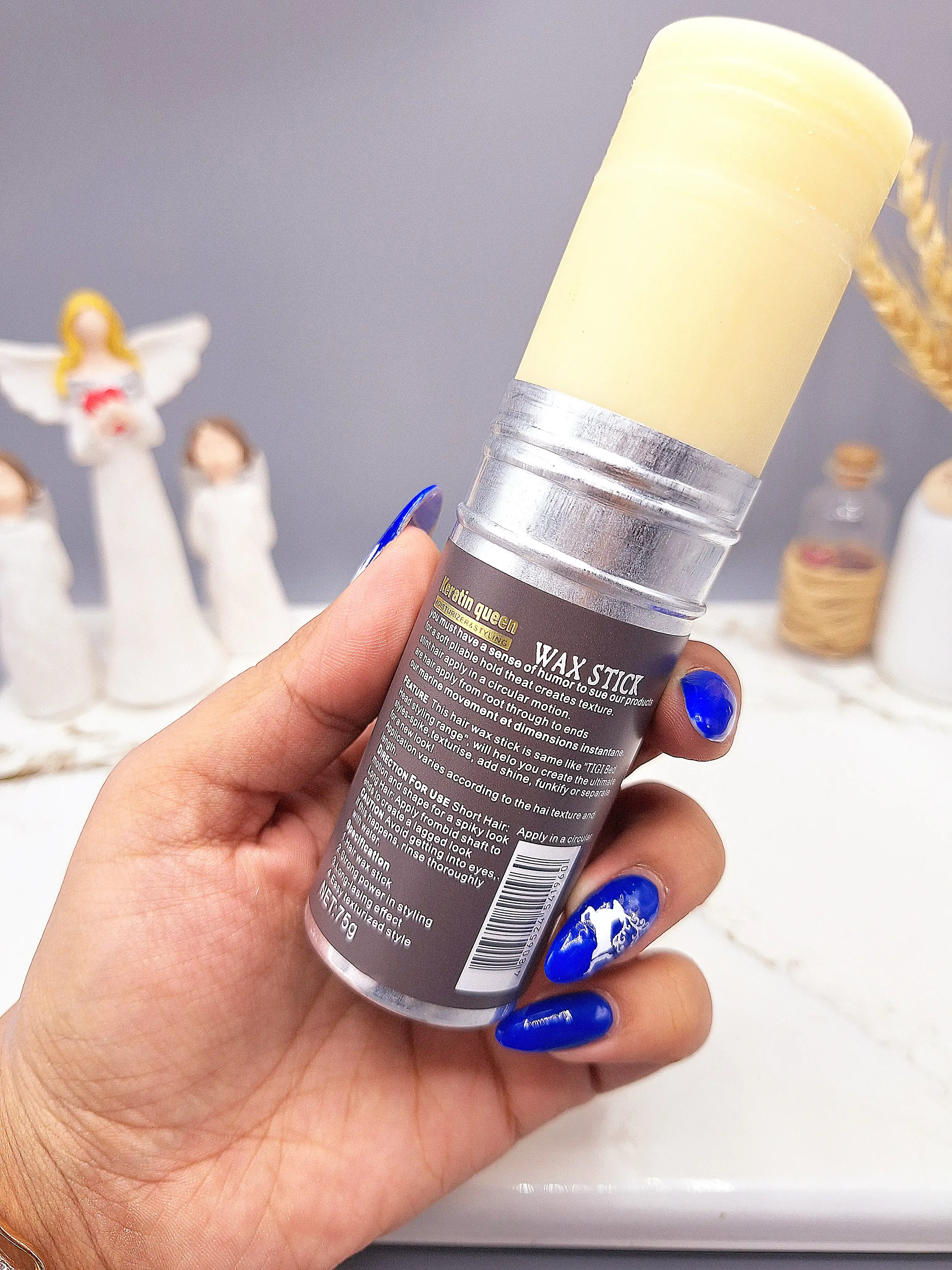 وزگیر مو استیکی پروتئینه و ویتامینه برند كراتين كوئين ساخت برزیل کد 41960