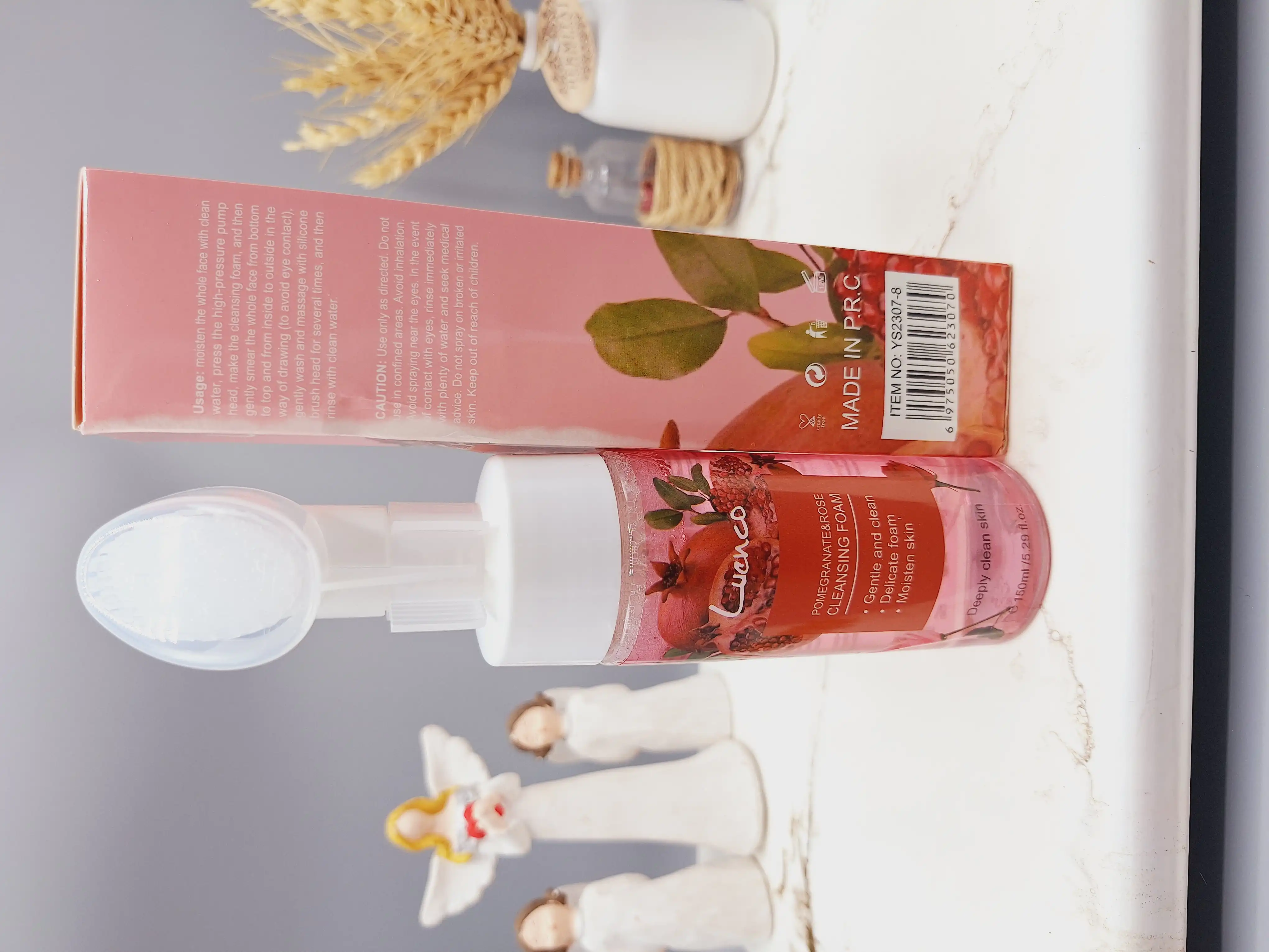 فوم شستشو براش دار مدل انار برند Luenco کد YS2307-8