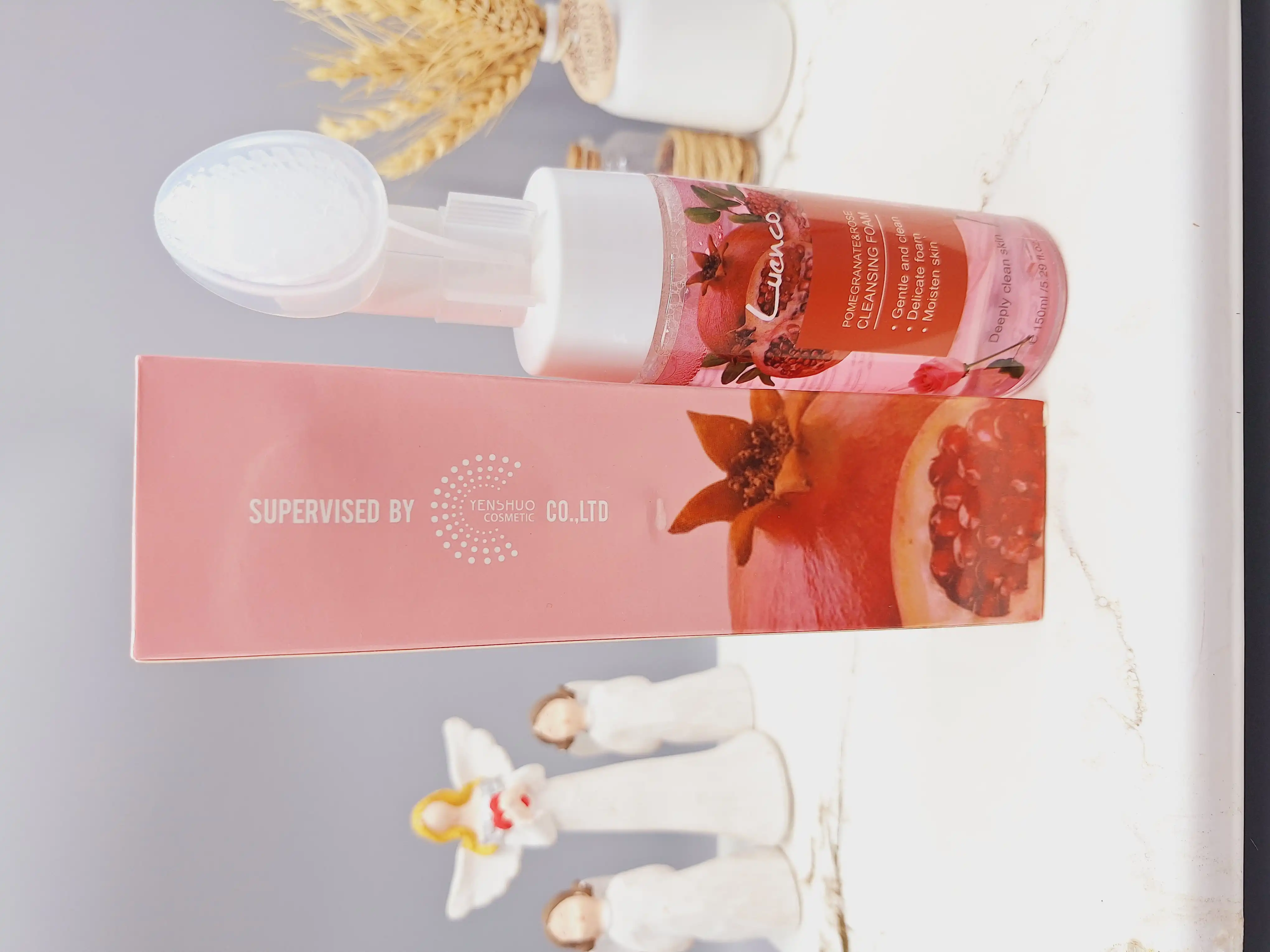 فوم شستشو براش دار مدل انار برند Luenco کد YS2307-8