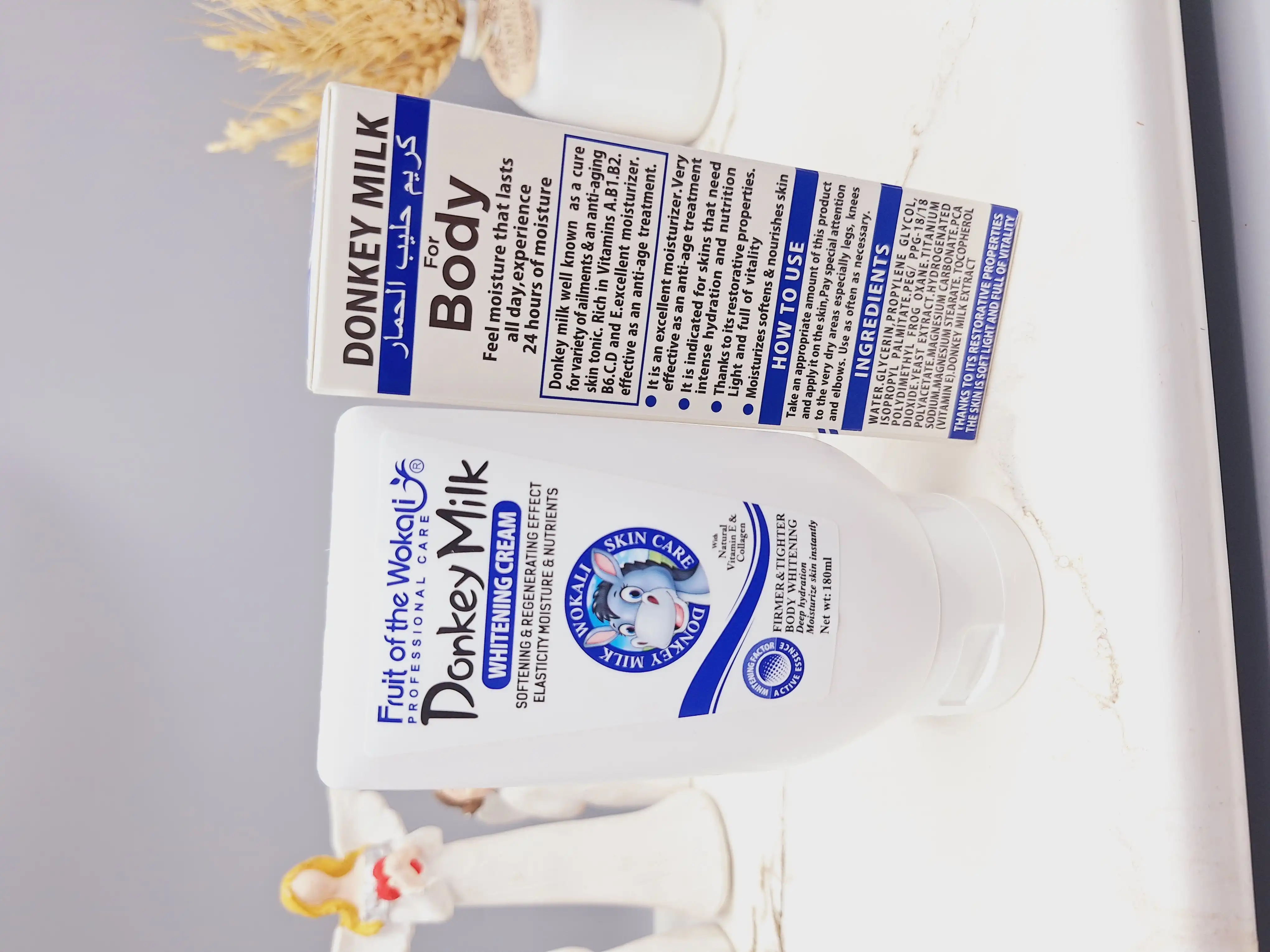 کرم سفید کنندہ و مرطوب کنندہ شیر الاغ صورت و بدن تا چندین درجه برند وکالی اصلی حجم 180 میل (آبی) کد HA-3047