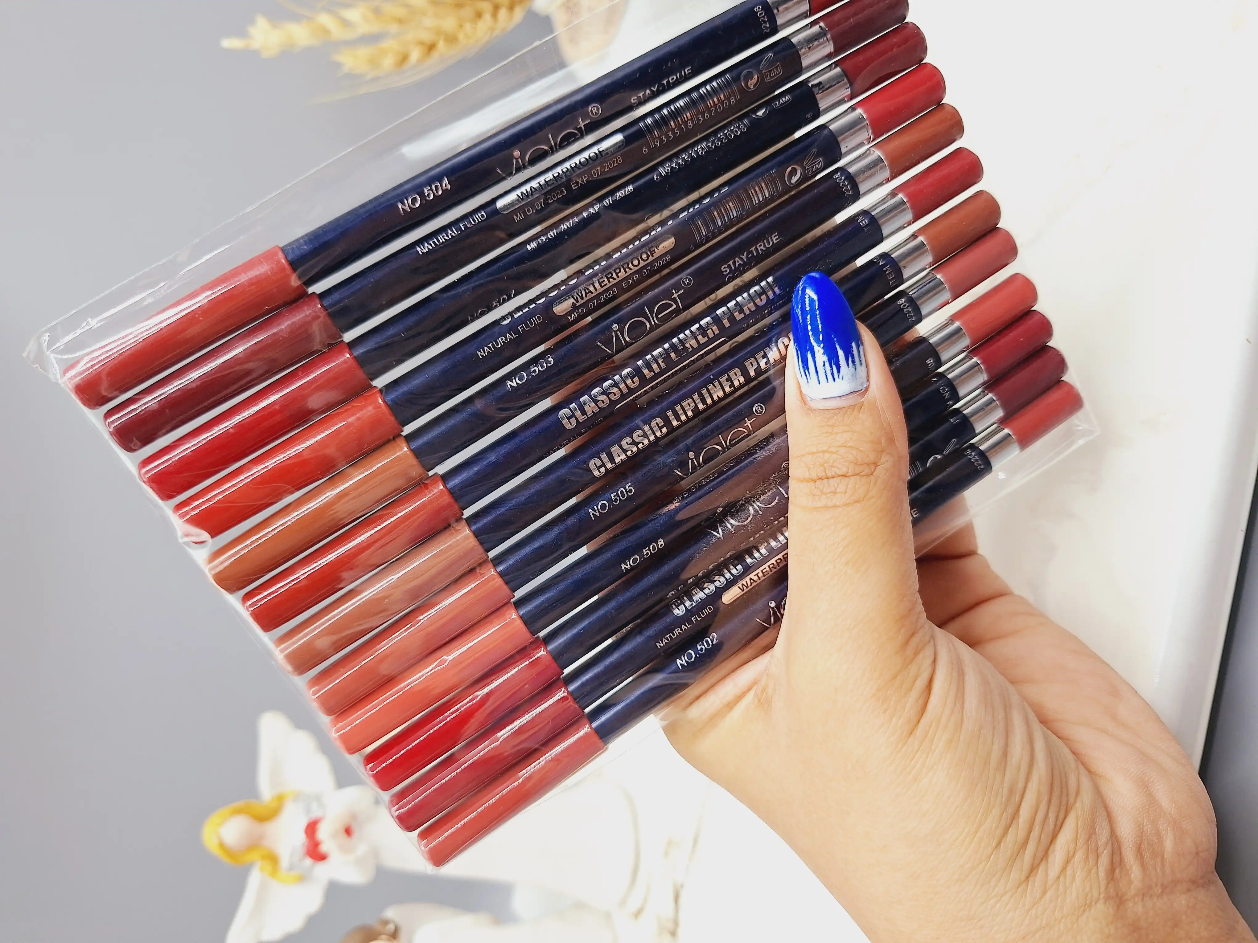 پک خط لب 12 تایی ویولت کد 2008