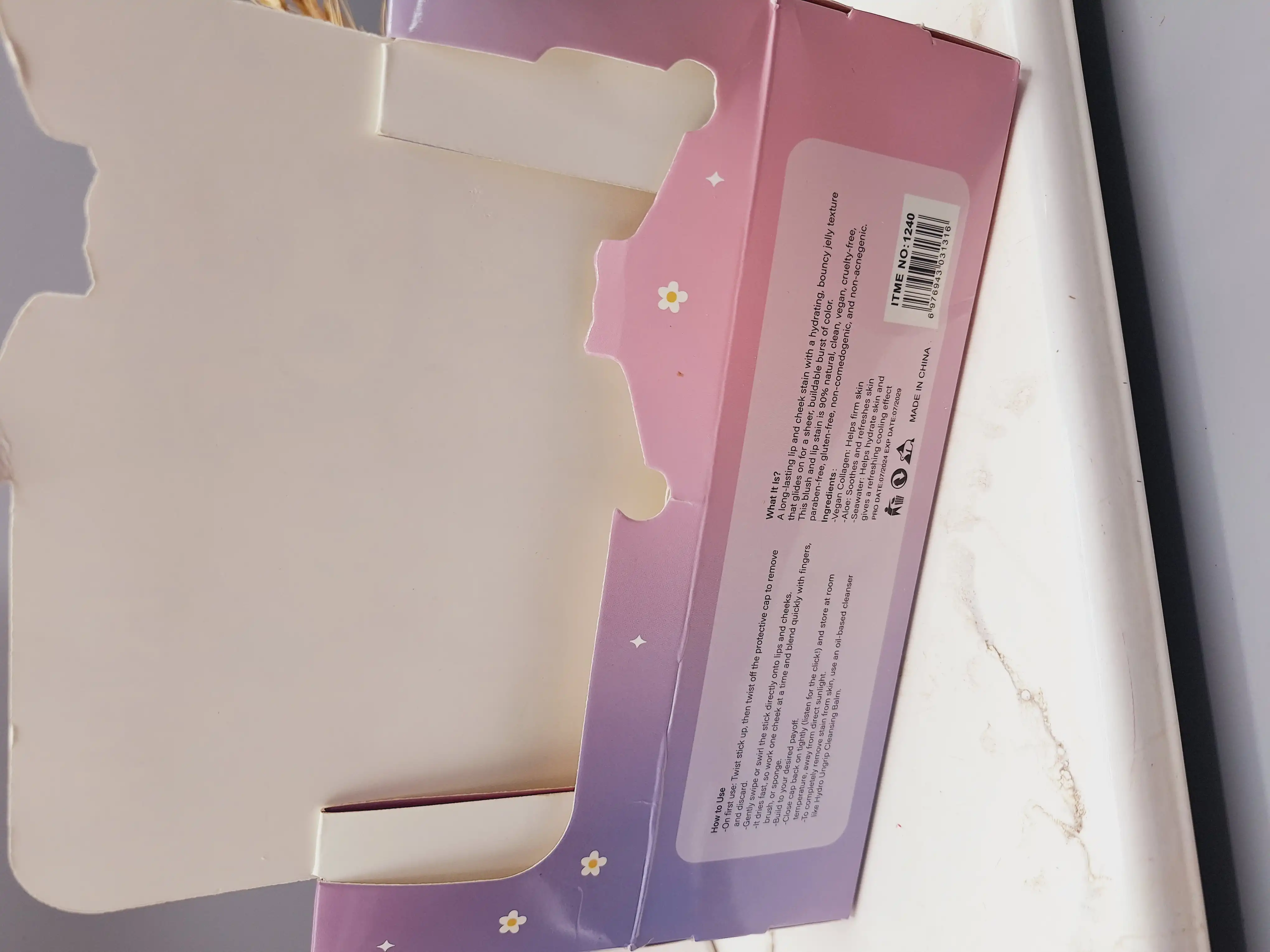 تینت لب ژله ای با کيفيت برند RPK کد 1240