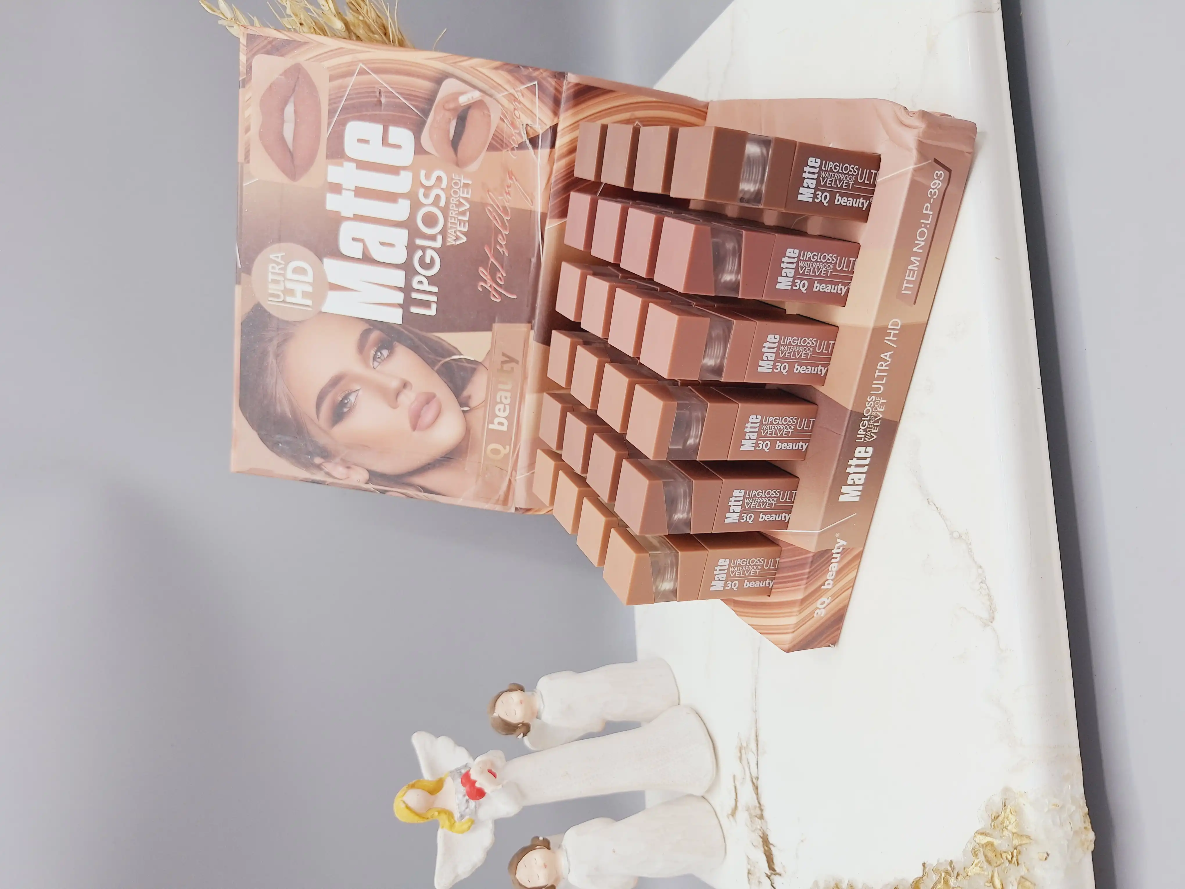 پک 6 تایی رژ مایع مات نود برند 3Q بیوتی کد 393