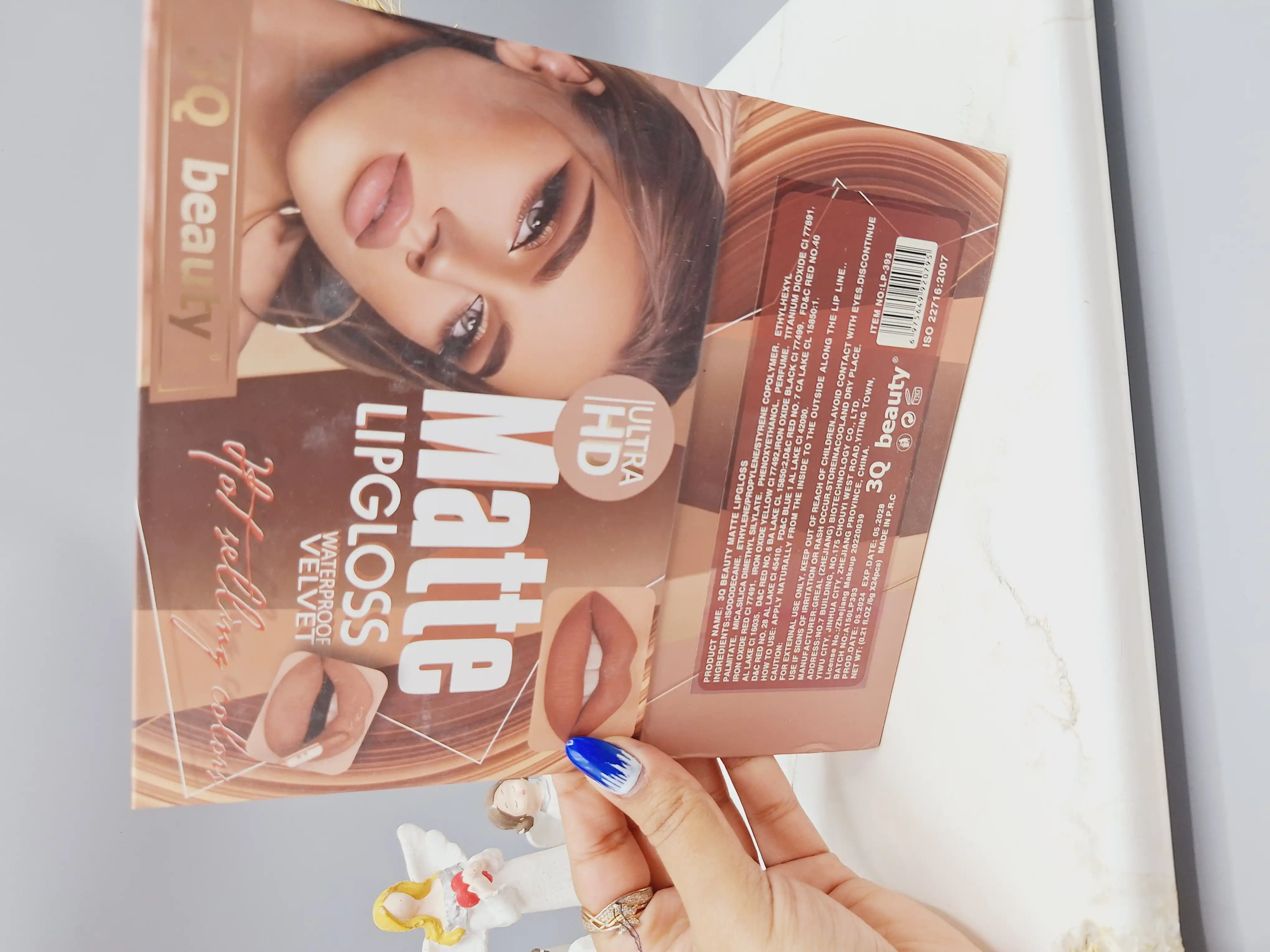 پک 6 تایی رژ مایع مات نود برند 3Q بیوتی کد 393