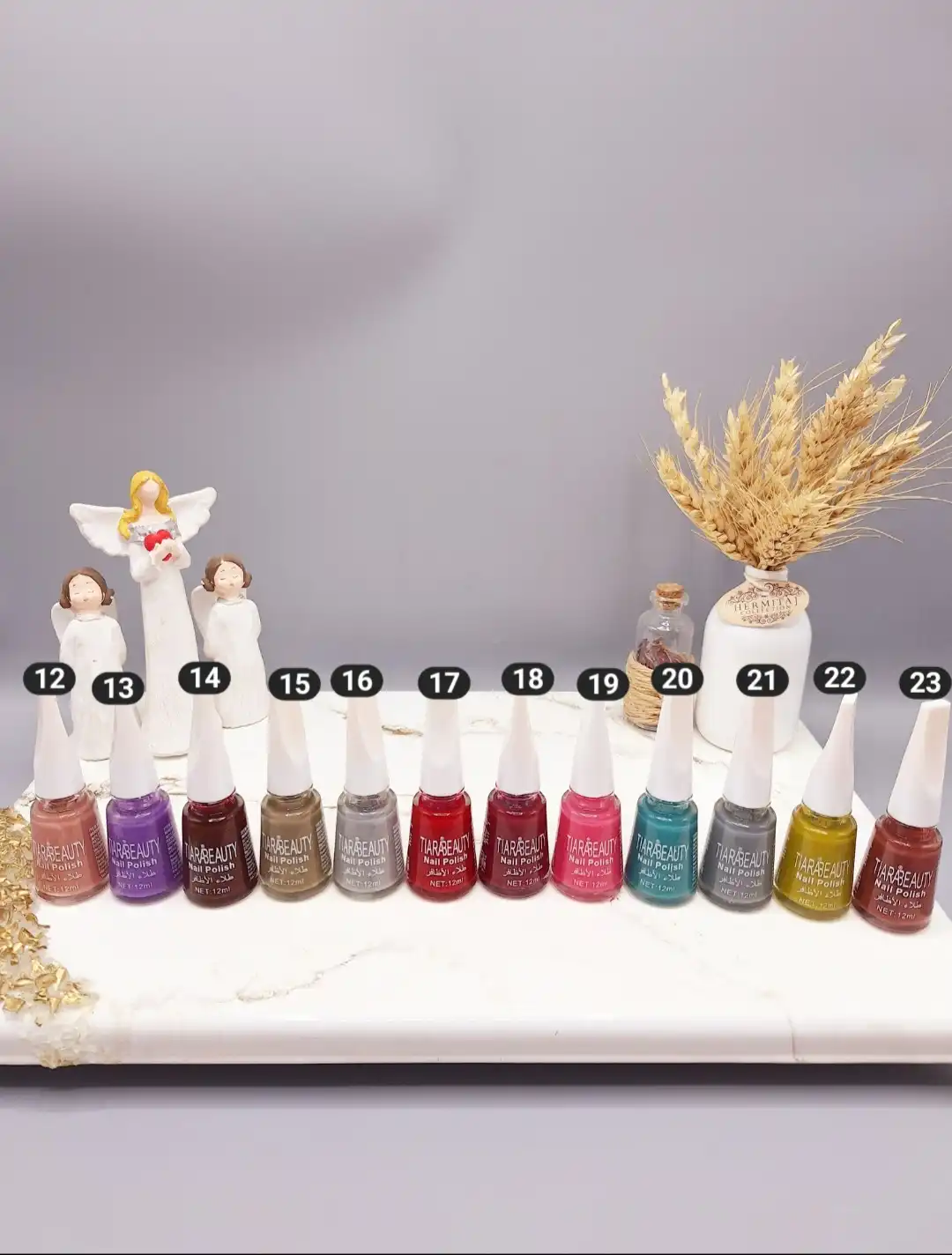 لاک ناخن زیبا و خوش رنگ برند ‏TIARABEAUTY‏ کد 2039