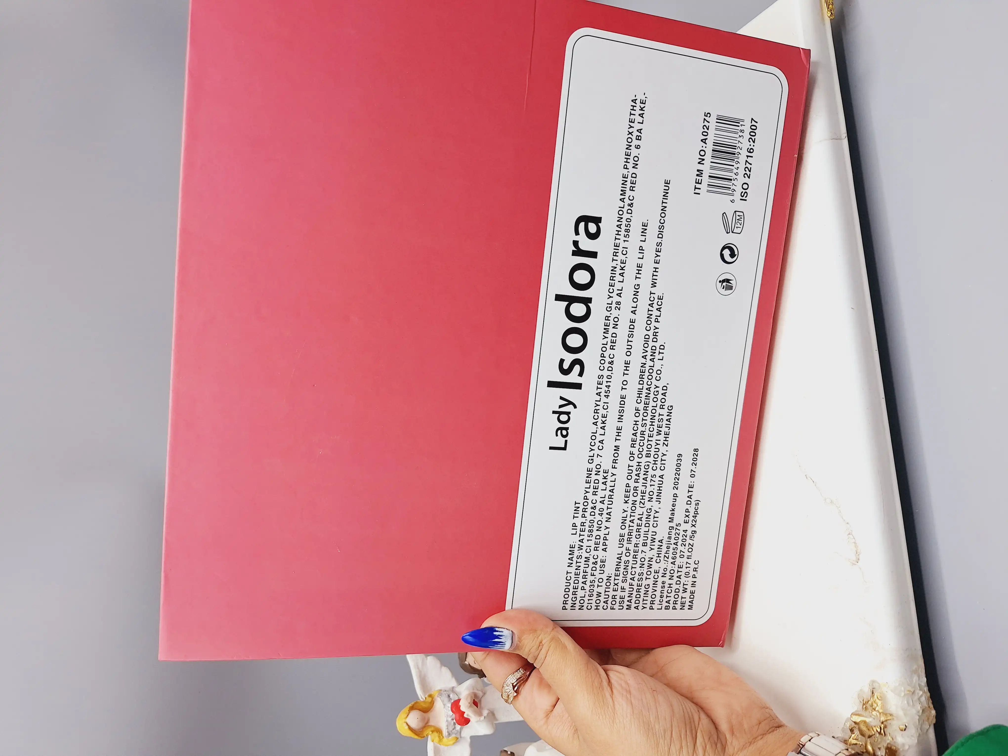 تینت لب و گونه Lady Isodora کیفیت عالی کد