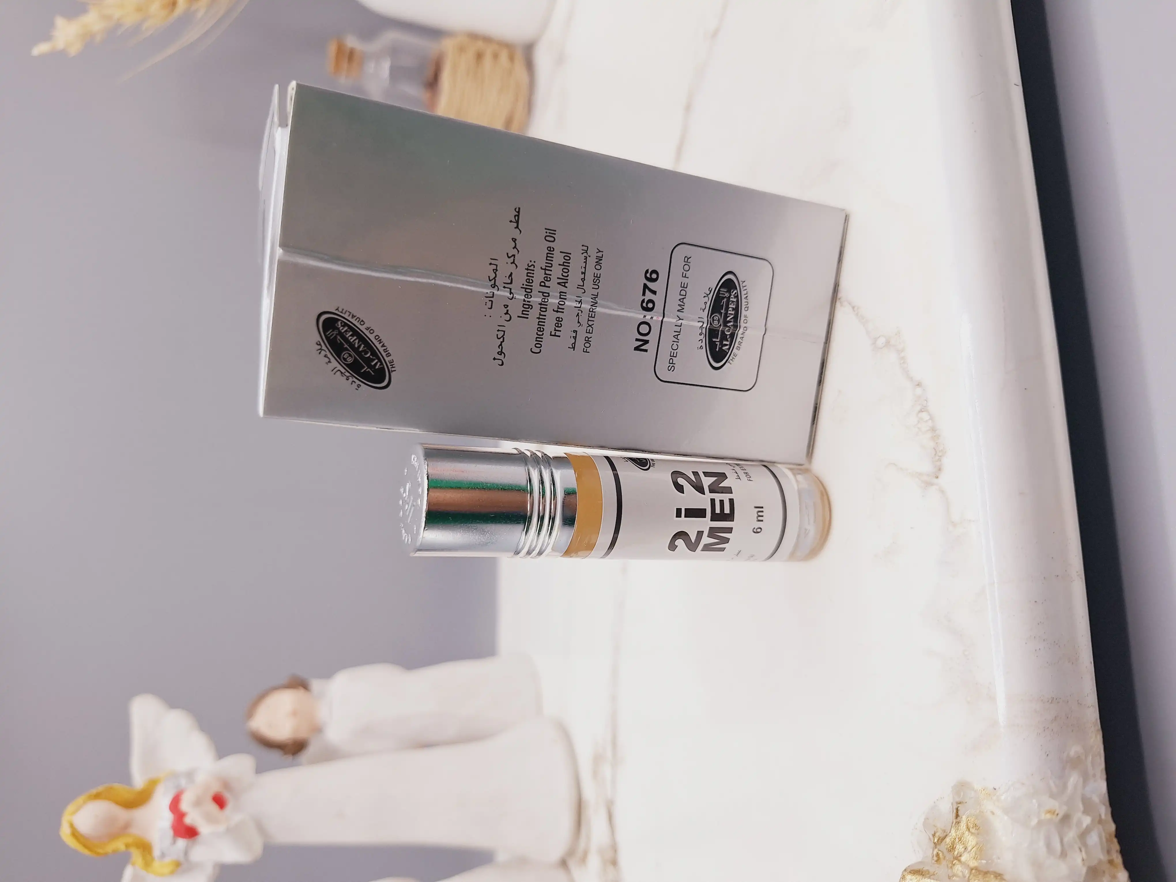 عطر 6 میل بدون الکل مدل 2i2 MEN مردانه کد 676