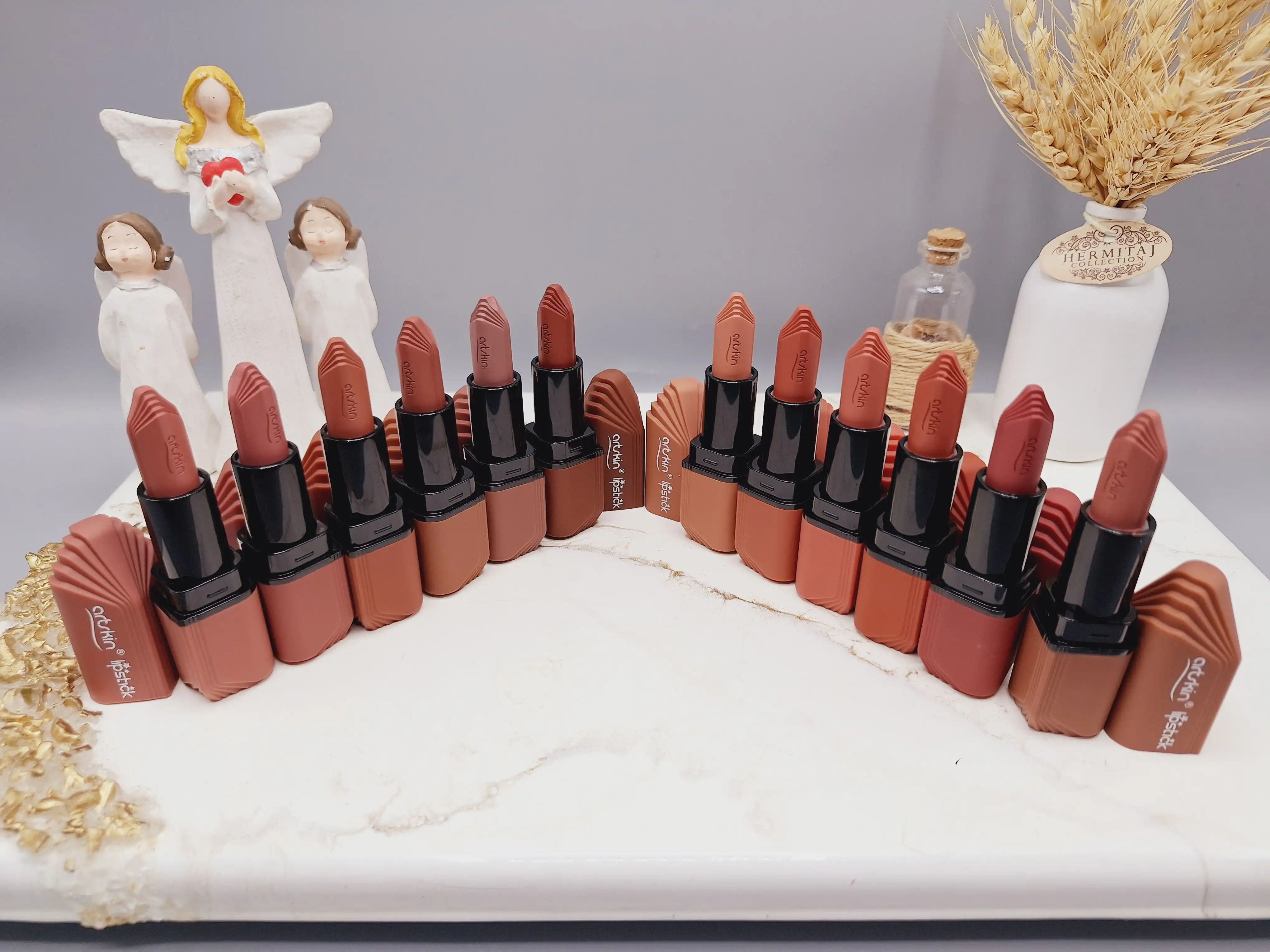 پک 6 تایی رژ جامد نرم و مخملی برند آرت اسکین کد 971119