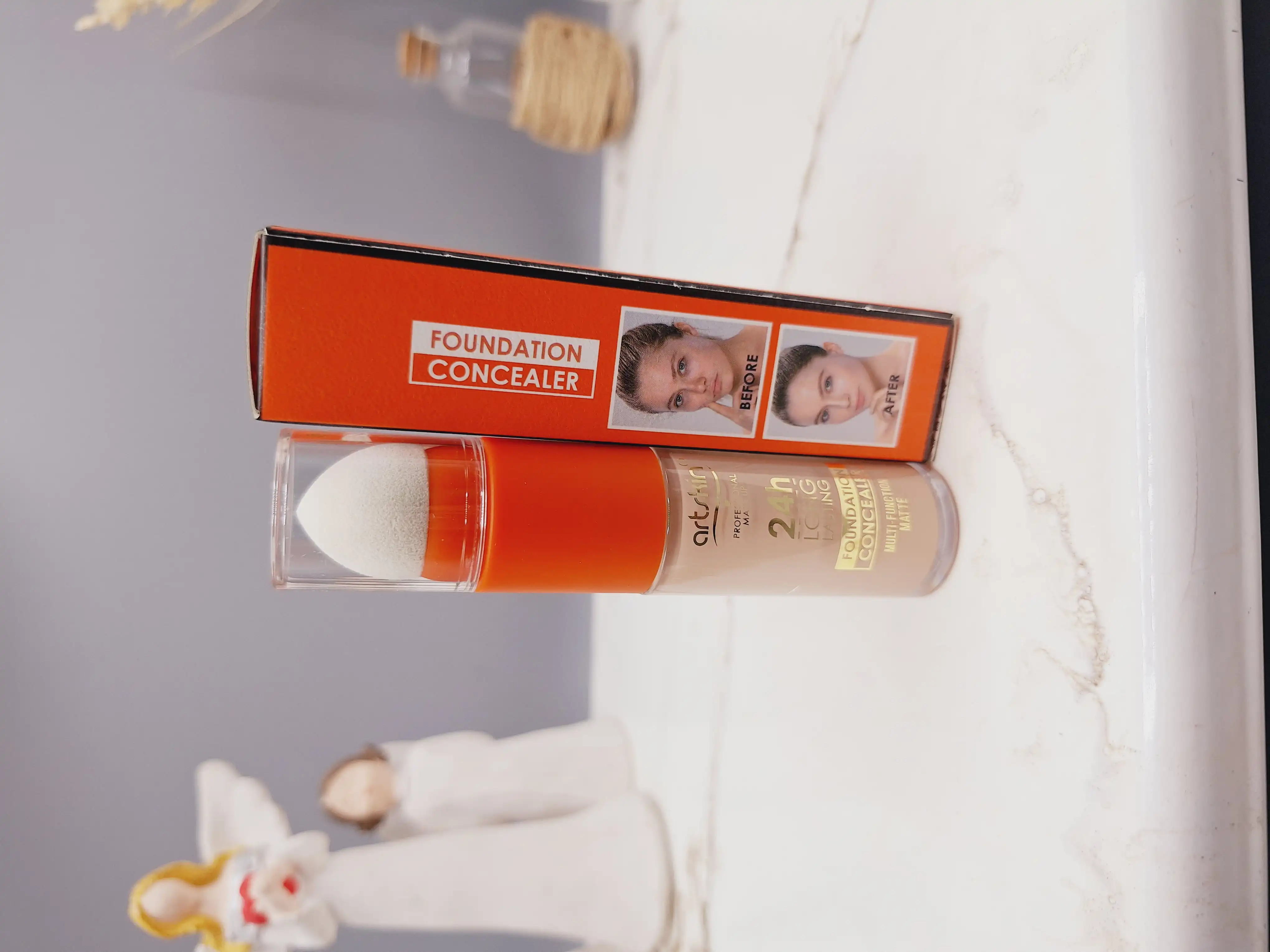 کانسیلر و کرم پودر دوکاره پد دار آرت اسکین کد as973160