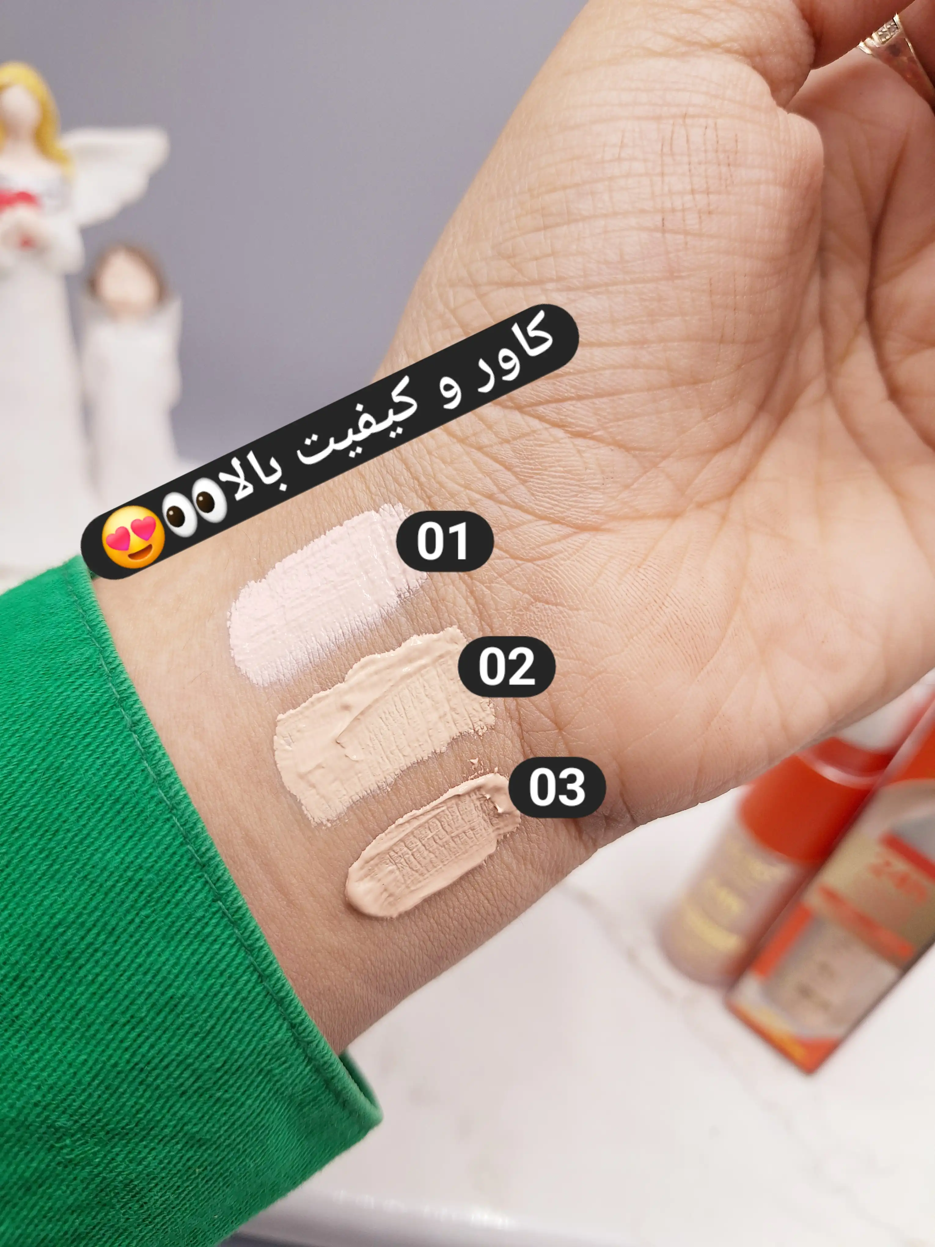 کانسیلر و کرم پودر دوکاره پد دار آرت اسکین کد as973160