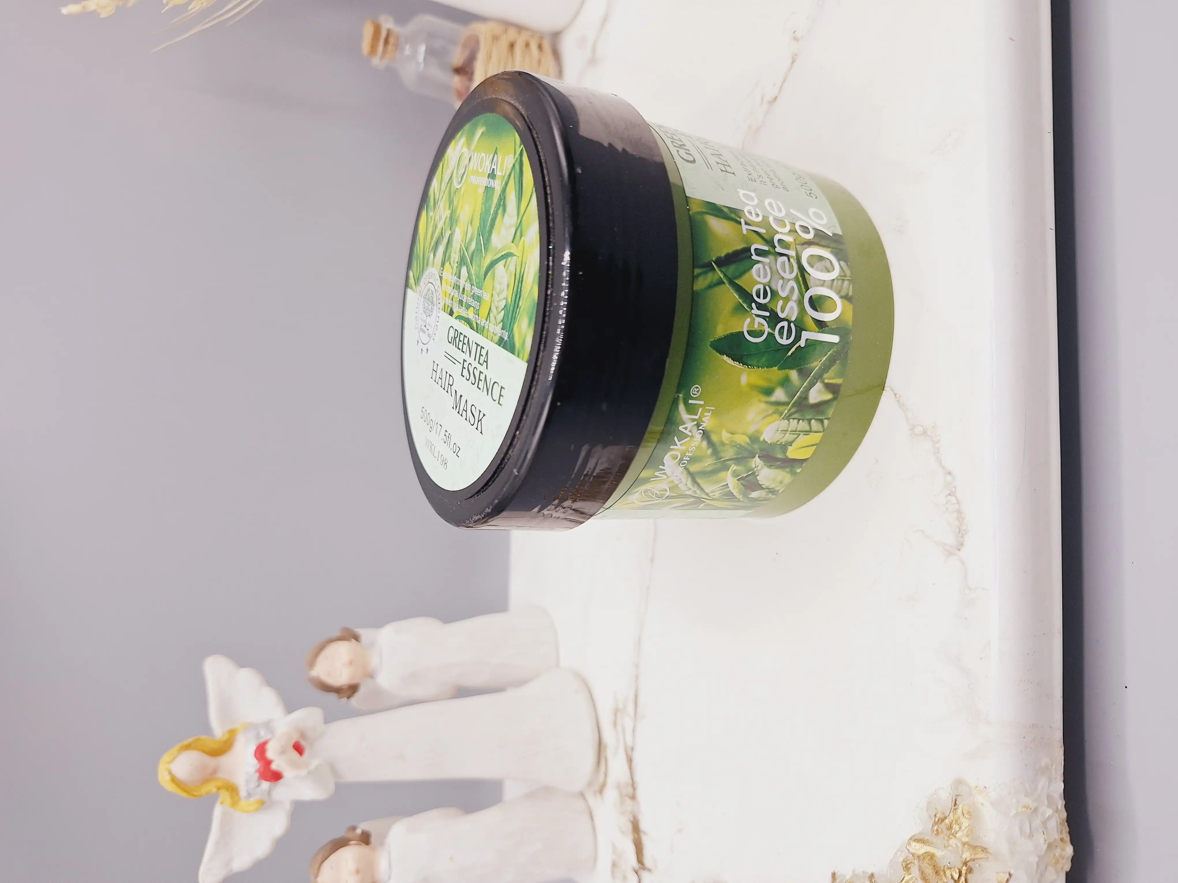 ماسک مو ارگانیک اسانس چای سبز 500 گرم برند وکالی کد WKL198