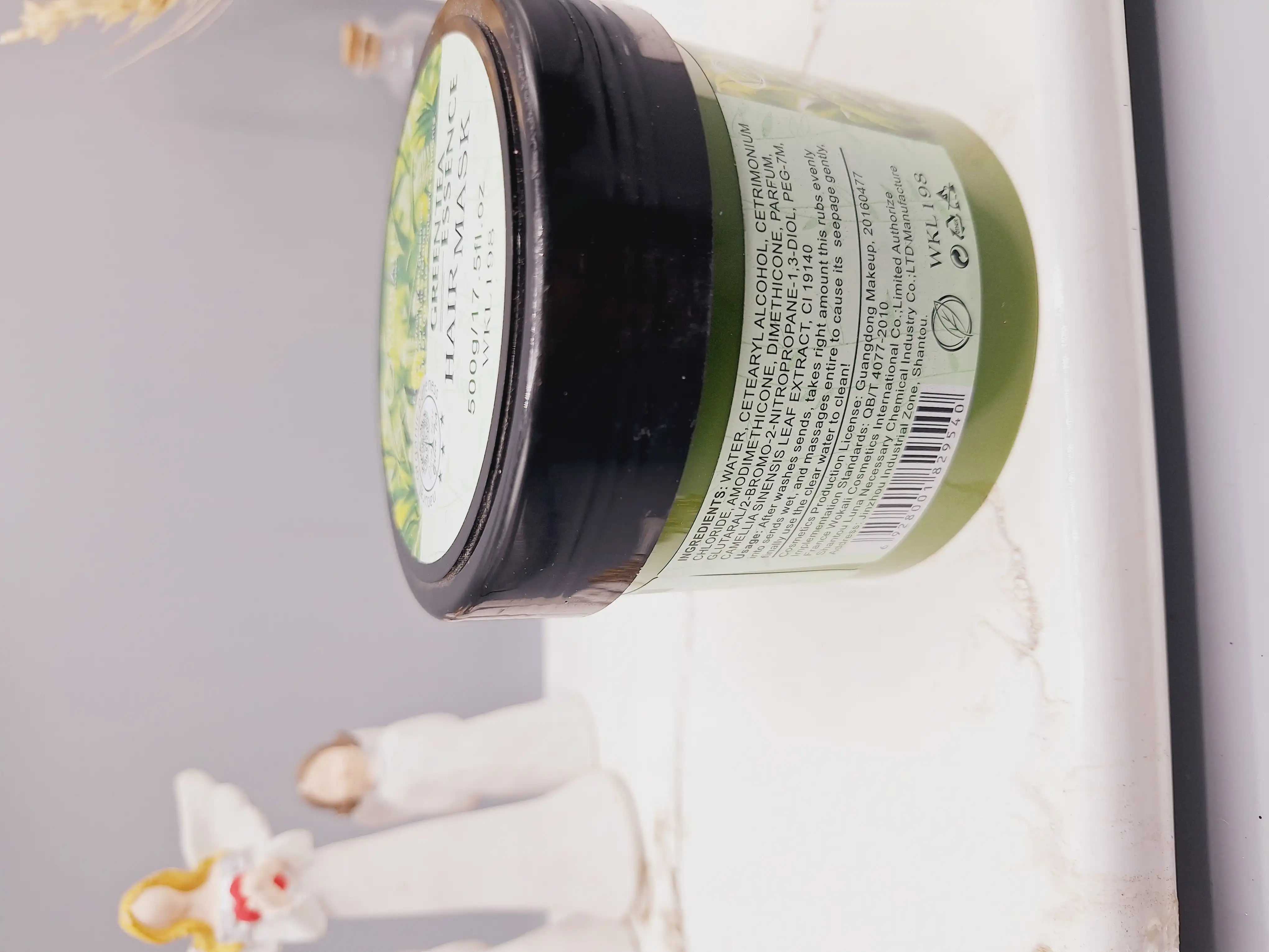 ماسک مو ارگانیک اسانس چای سبز 500 گرم برند وکالی کد WKL198