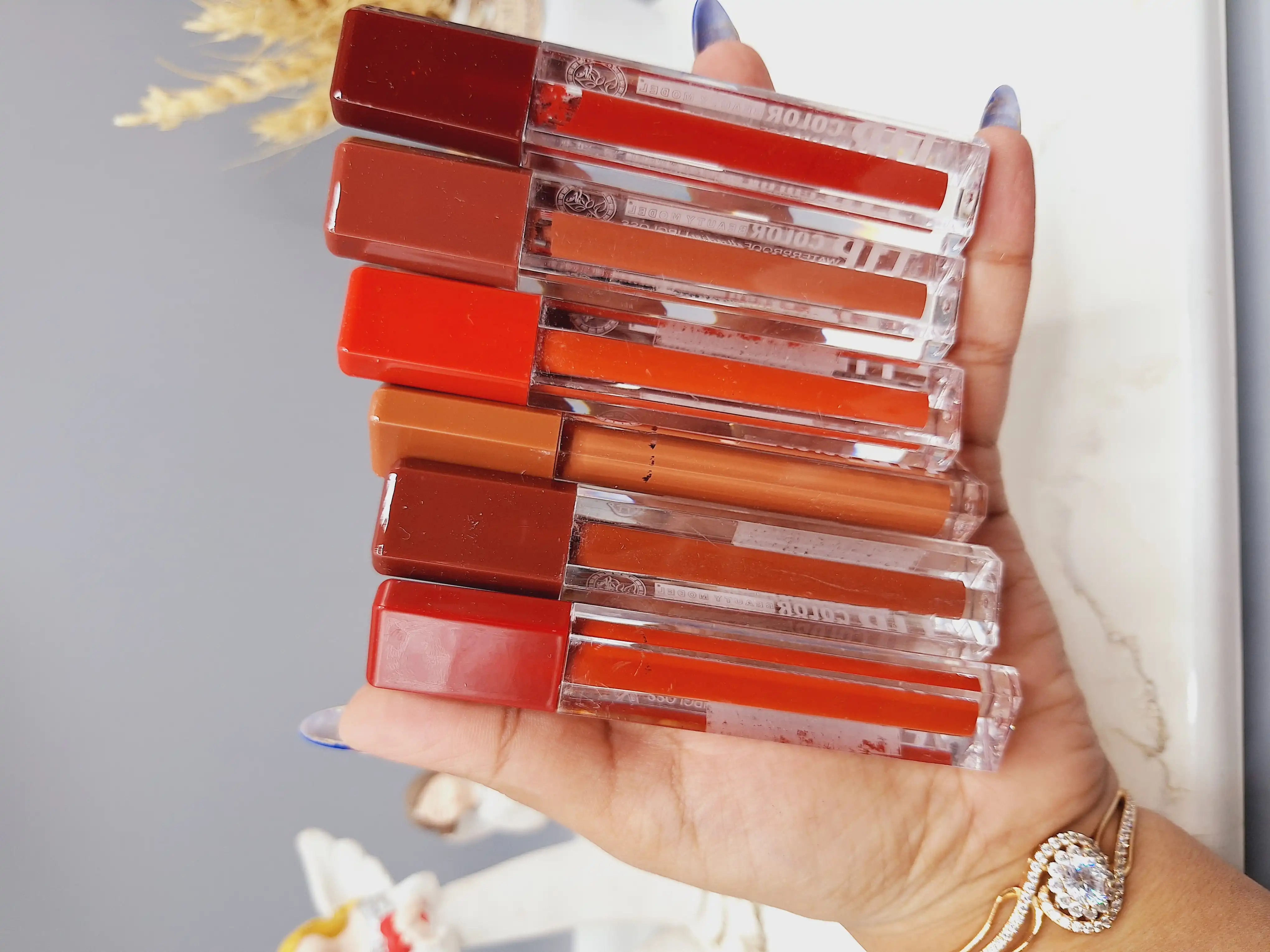 پک رژ مایع 6 تایی خوش رنگ برند بیوتی مدل کد 046