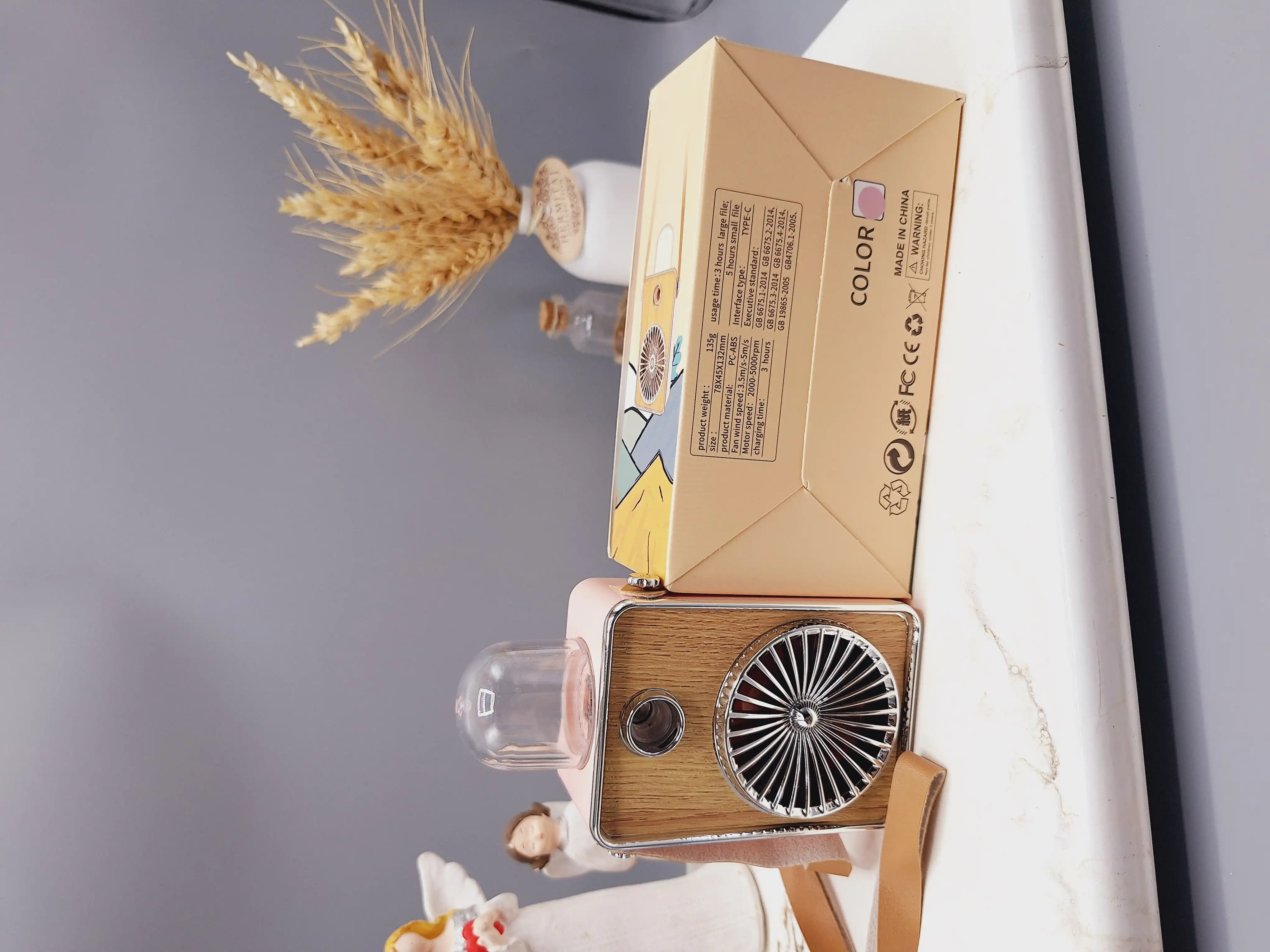 مینی پنکه فانتزی وارداتي با کیفیت RETRO