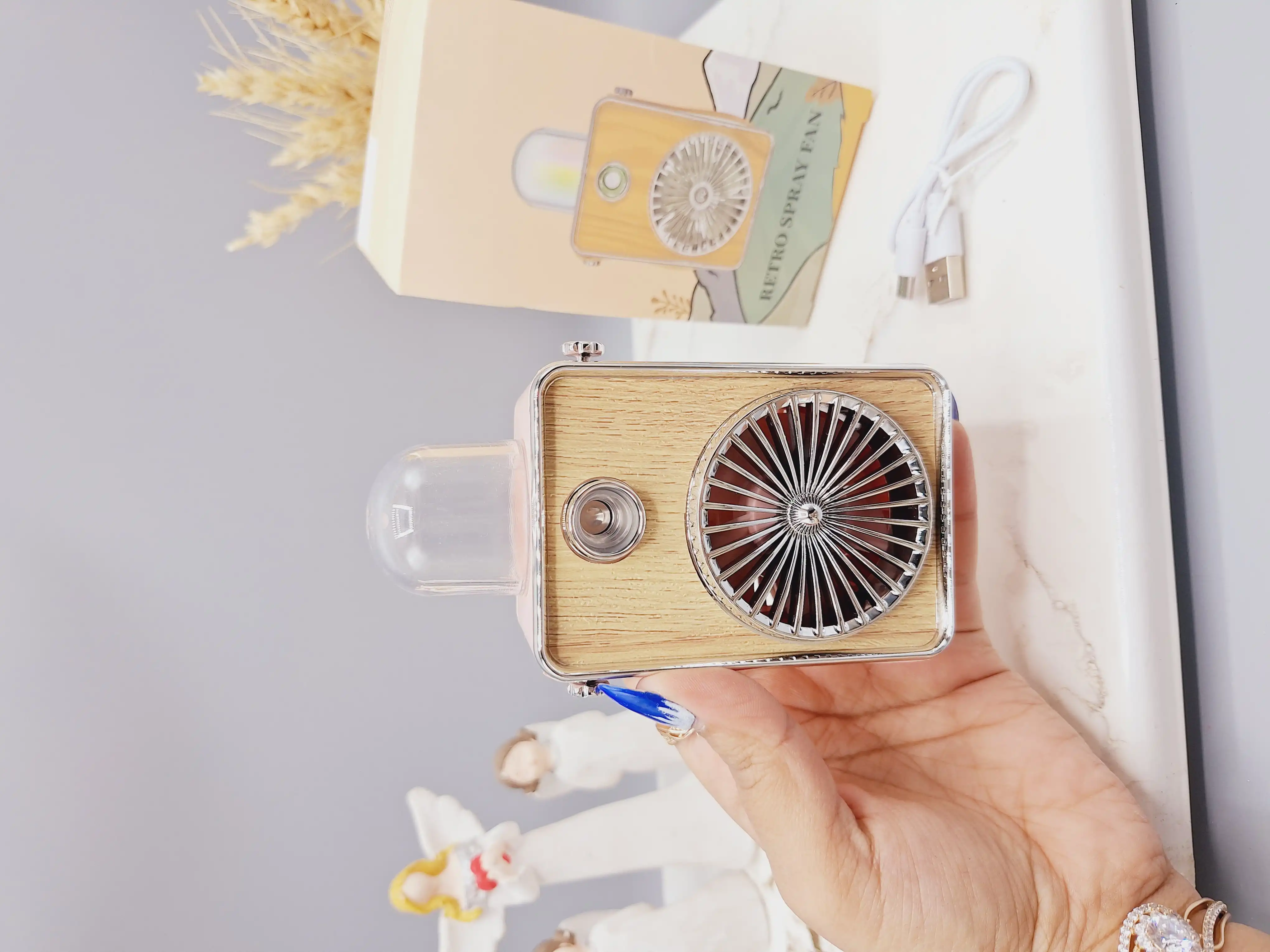 مینی پنکه فانتزی وارداتي با کیفیت RETRO